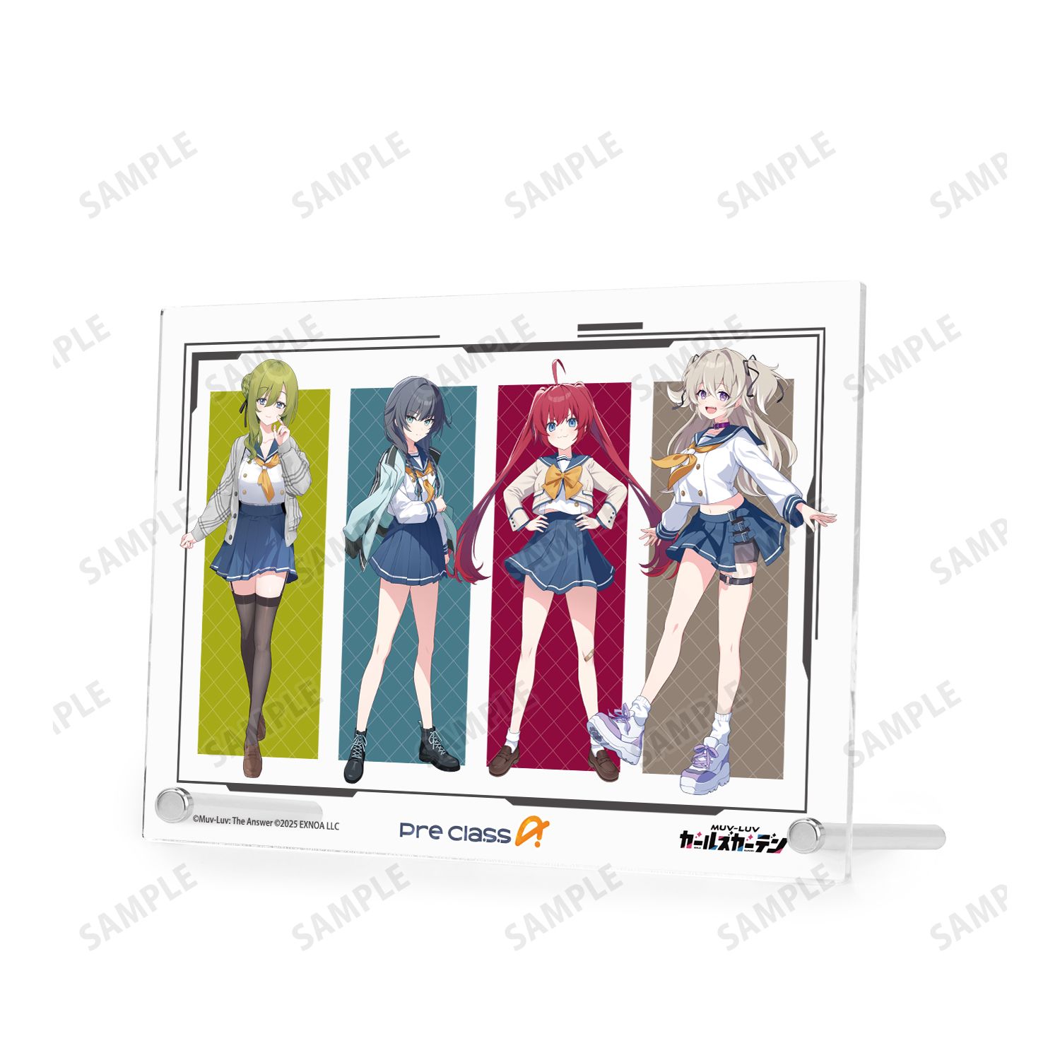 マブラヴ ガールズガーデン プレ・クラス-A A5アクリルパネル 图片 4 | AniSmile