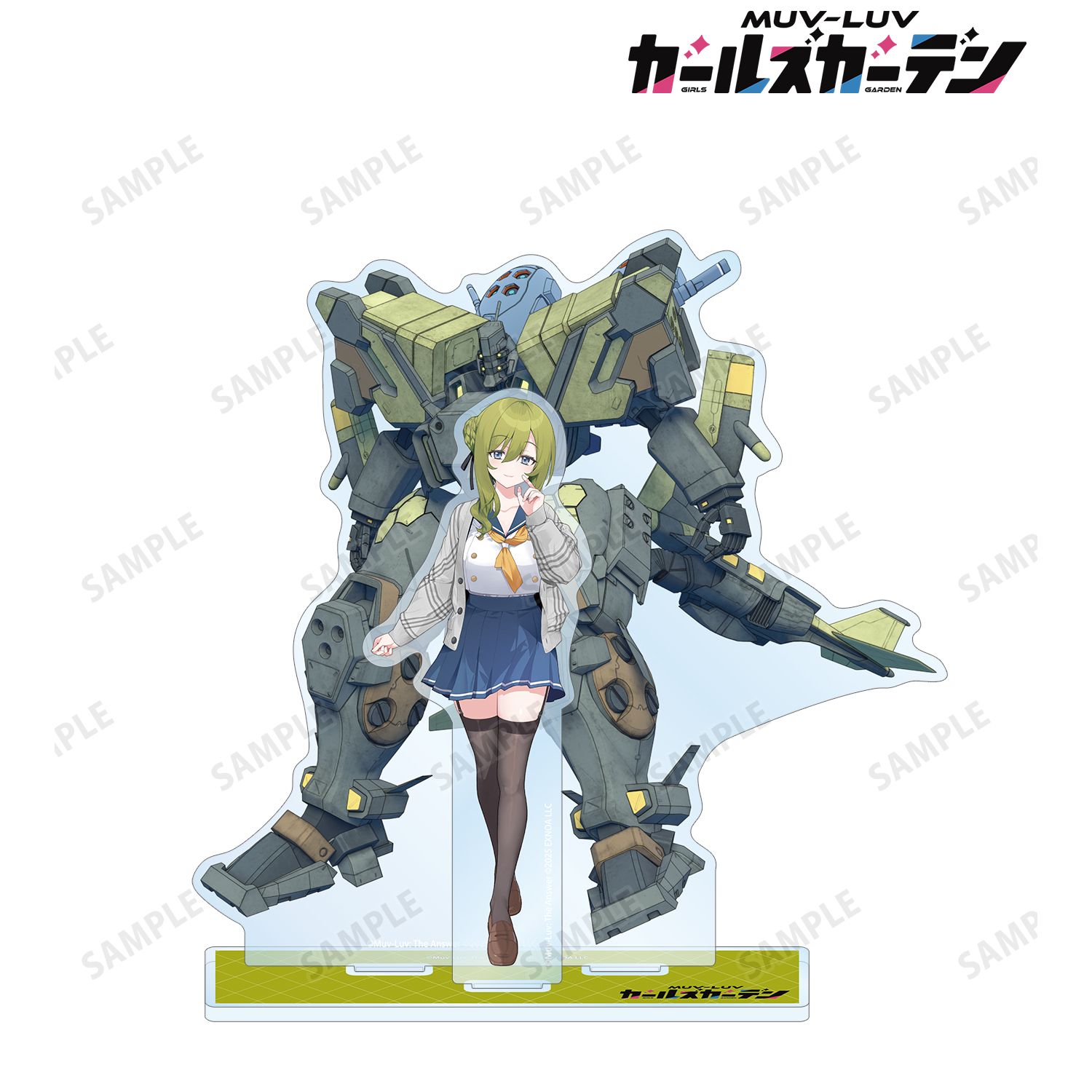 マブラヴ ガールズガーデン 黒森ラウラ アクリルジオラマスタンド Image 2 | AniSmile