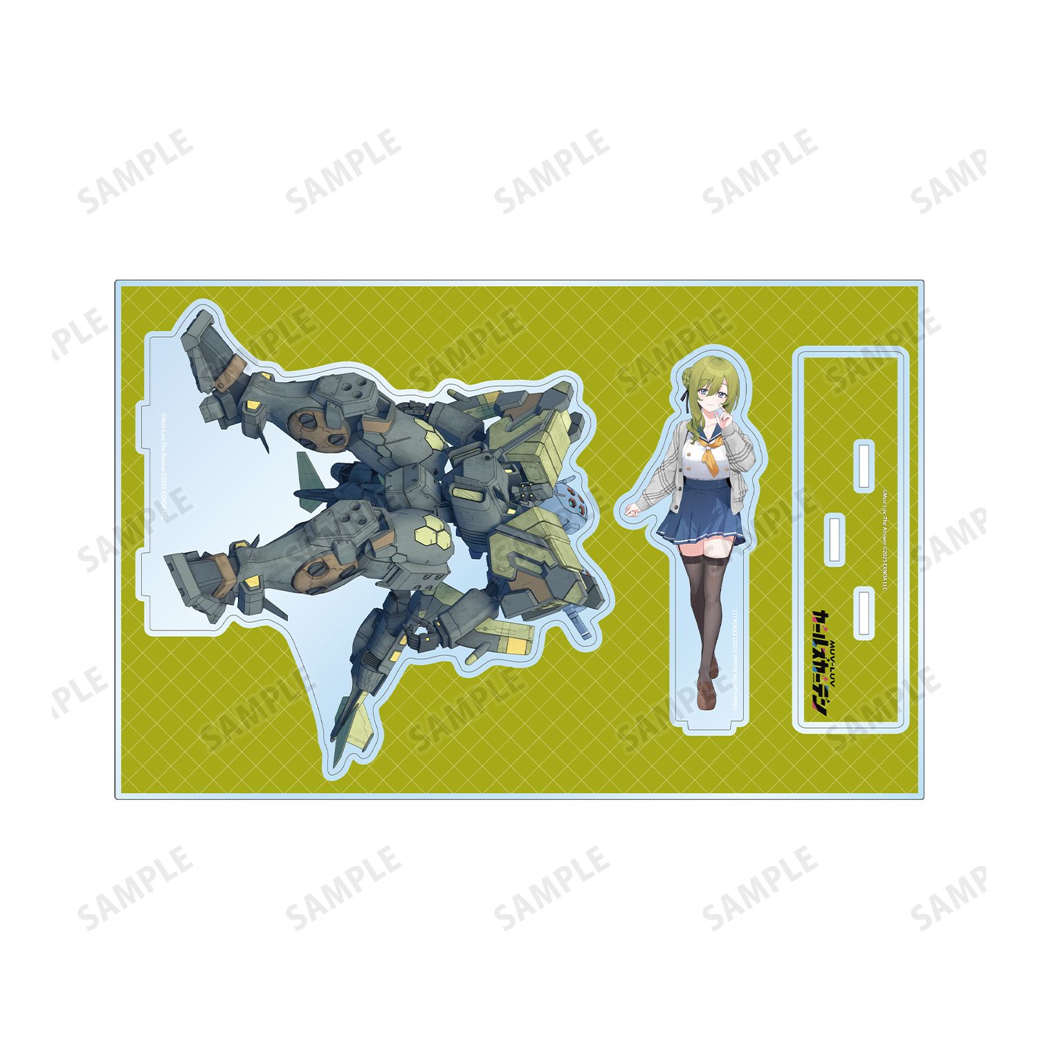 マブラヴ ガールズガーデン 黒森ラウラ アクリルジオラマスタンド Image 3 | AniSmile