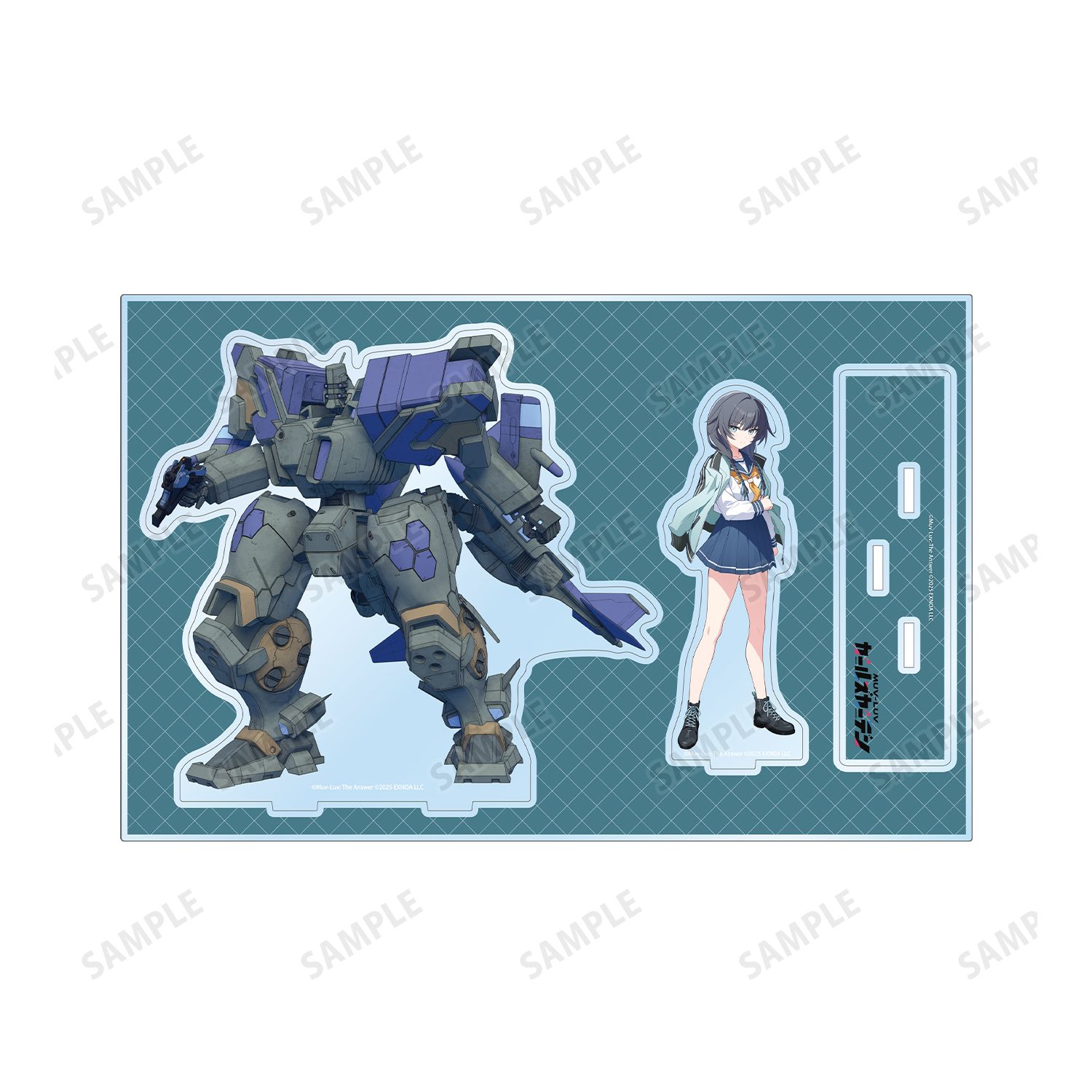 マブラヴ ガールズガーデン 樋向心香 アクリルジオラマスタンド Image 3 | AniSmile