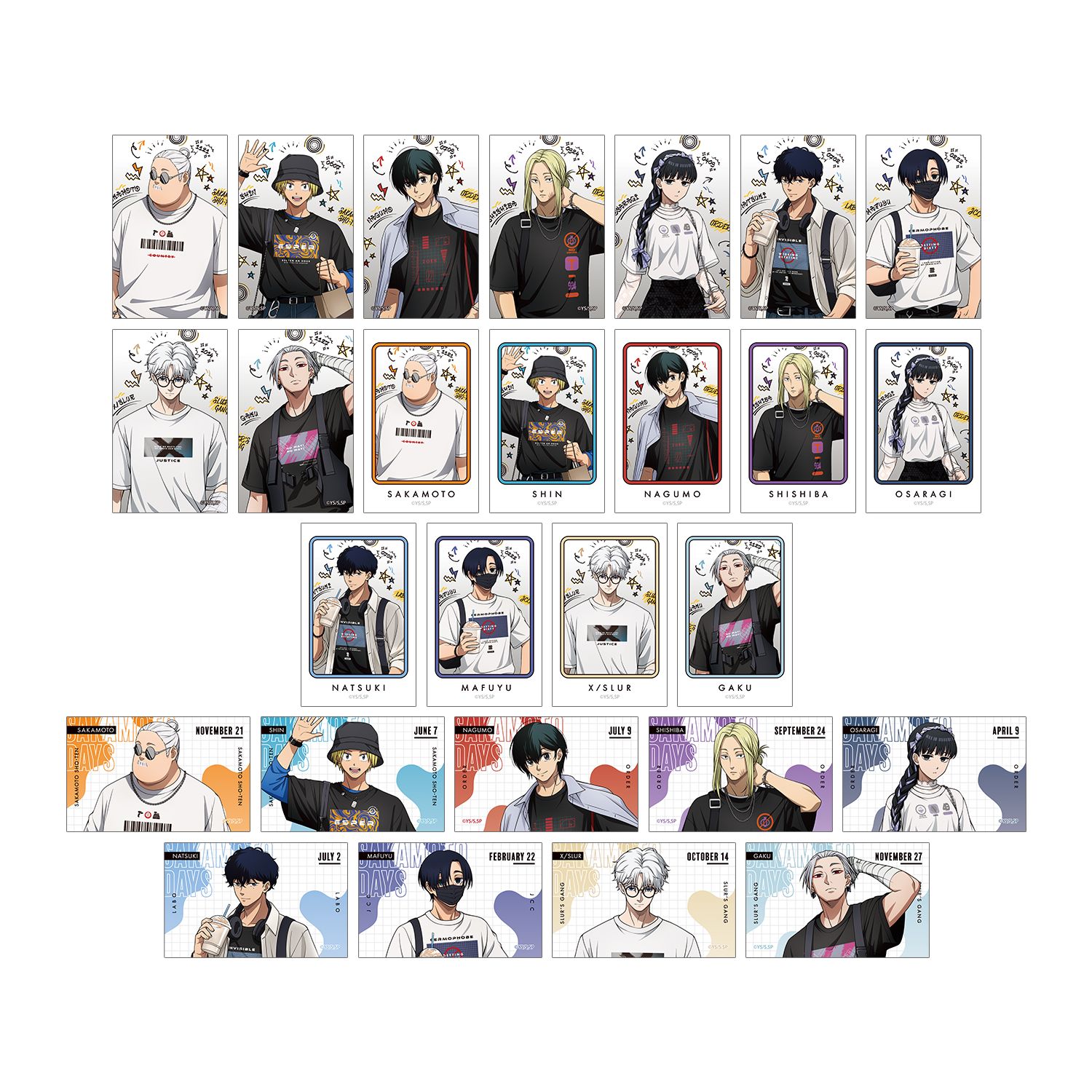 TVアニメ『SAKAMOTO DAYS』 描き下ろし ショッピングver. トレーディングイラストカード(単位/単品) - AniSmile