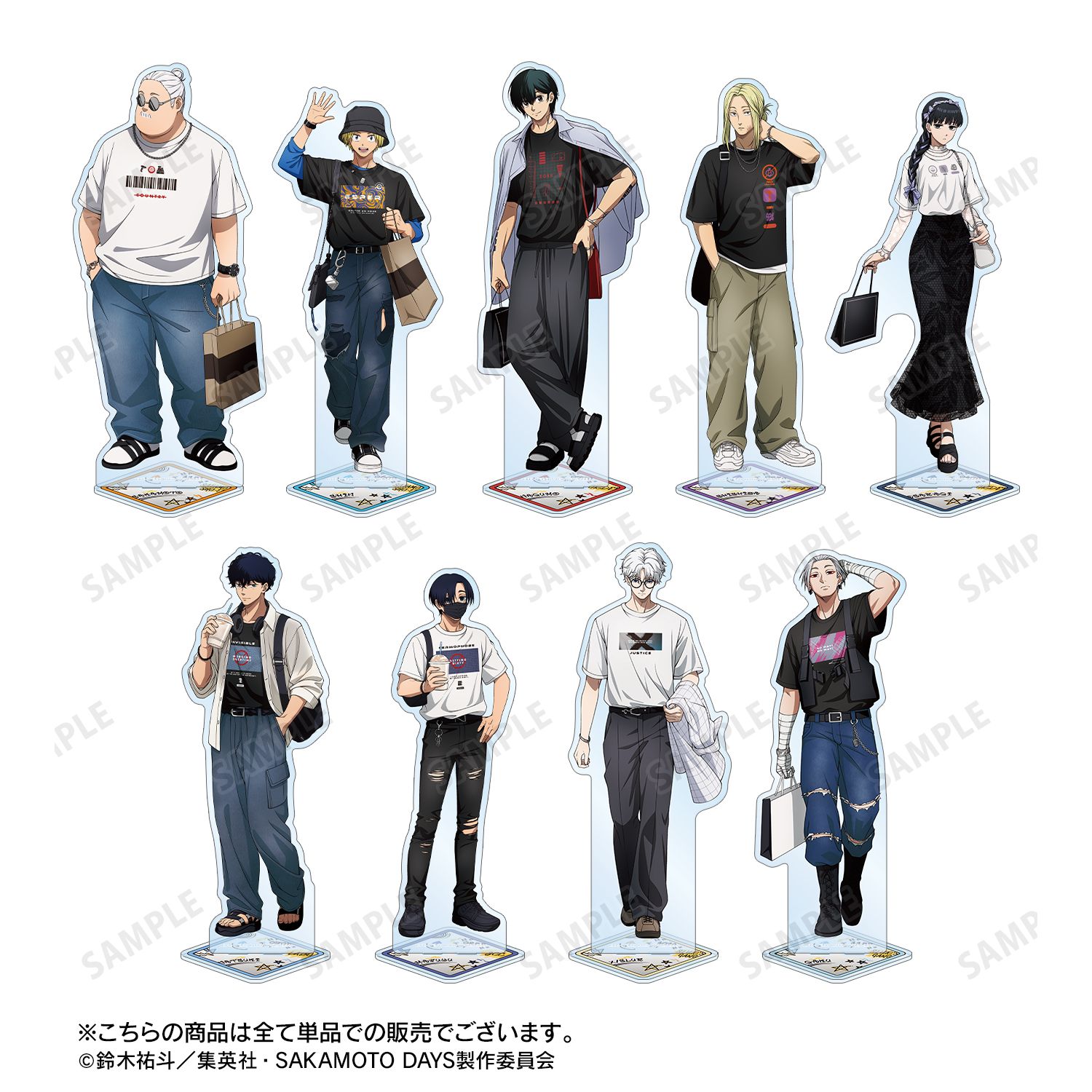 TVアニメ『SAKAMOTO DAYS』 描き下ろし 大佛 ショッピングver. 特大アクリルスタンド Image 5 | AniSmile