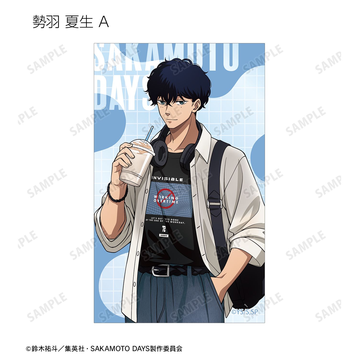 TVアニメ『SAKAMOTO DAYS』 描き下ろし ショッピングver. トレーディングコンパクトクリアカード(単位/単品) Image 6 | AniSmile