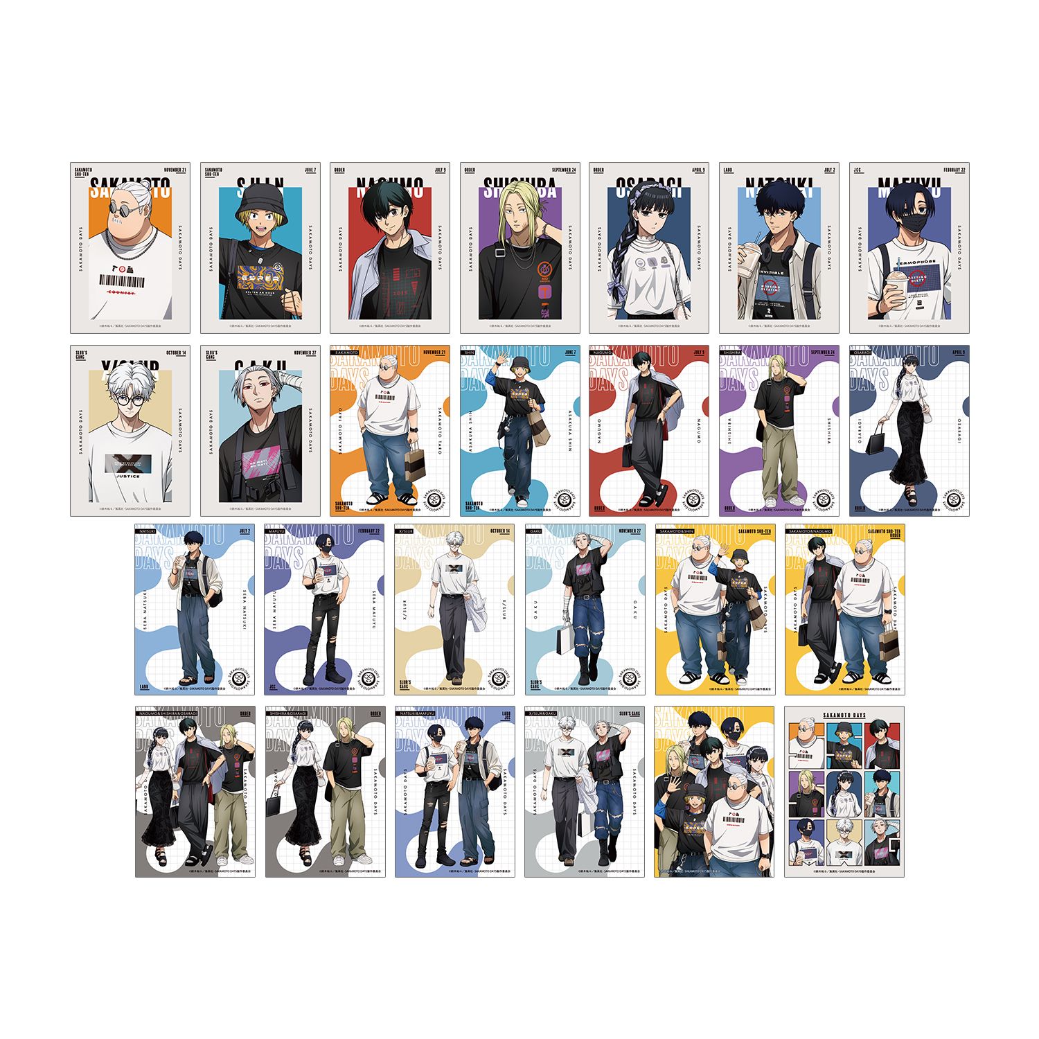 TVアニメ『SAKAMOTO DAYS』 描き下ろし ショッピングver. トレーディングブロマイド(単位/単品) - AniSmile