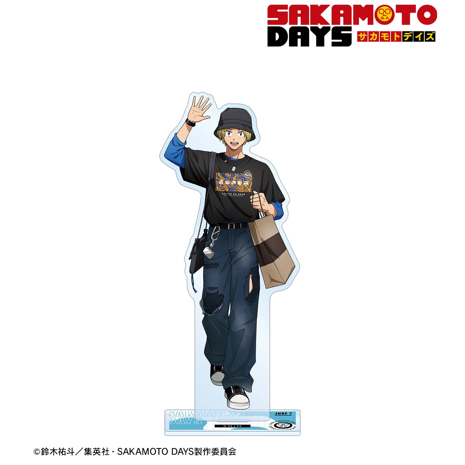 TVアニメ『SAKAMOTO DAYS』 描き下ろし 朝倉 シン ショッピングver. BIGアクリルスタンド Image 2 | AniSmile