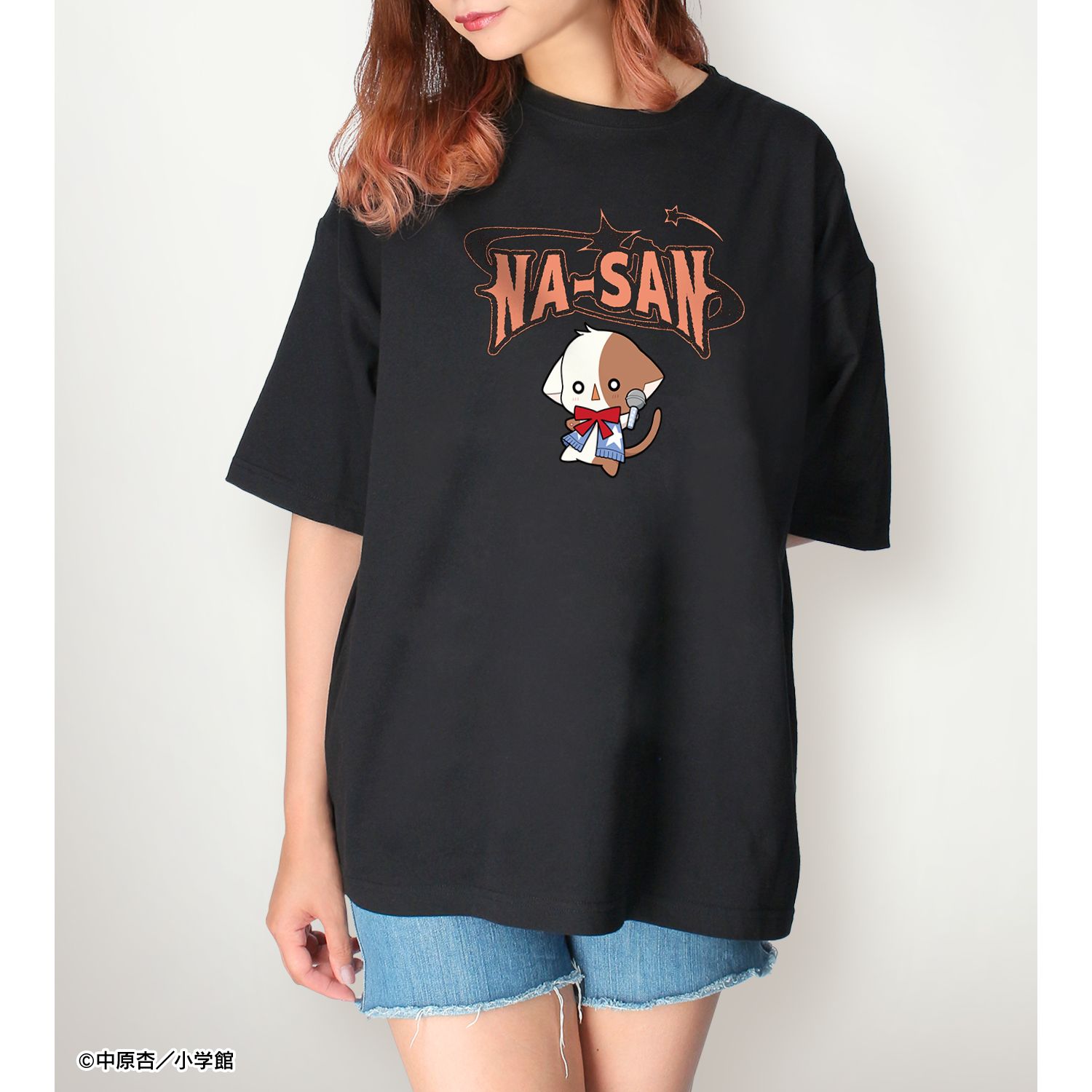 きらりん☆レボリューション なーさん ちびキャラ 音楽ver. BIGシルエットTシャツ ver.Aユニセックス(サイズ/XL) Image 5 | AniSmile