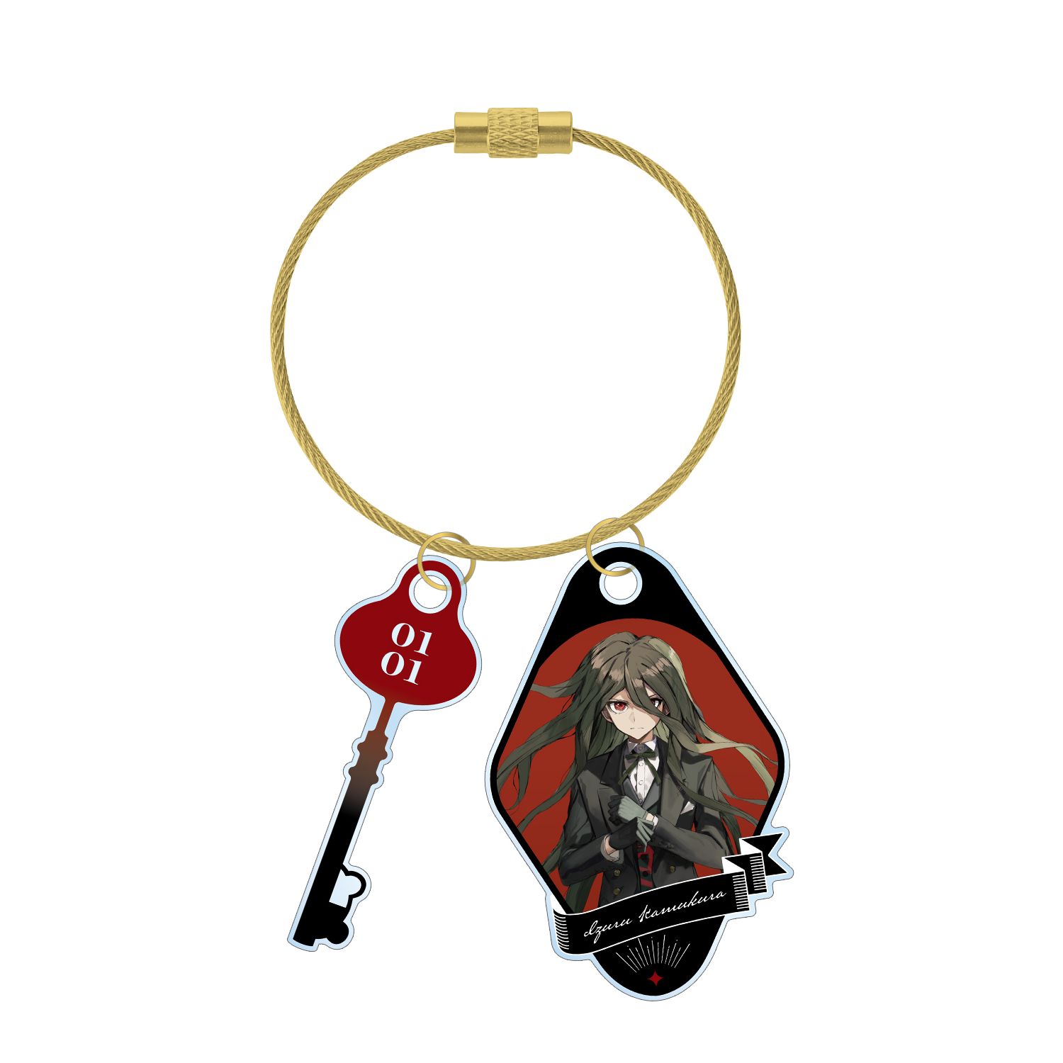 ダンガンロンパシリーズ 緜さんイラスト カムクライズル メイド&執事ver. 2連ワイヤーアクリルキーホルダー 图片 5 | AniSmile