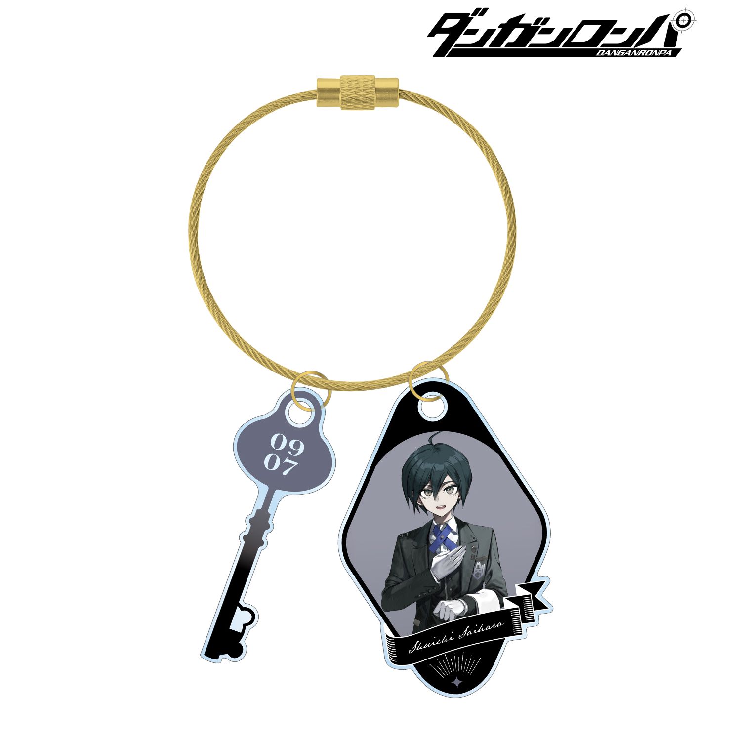ダンガンロンパシリーズ 緜さんイラスト 最原終一 メイド&執事ver. 2連ワイヤーアクリルキーホルダー 图片 5 | AniSmile