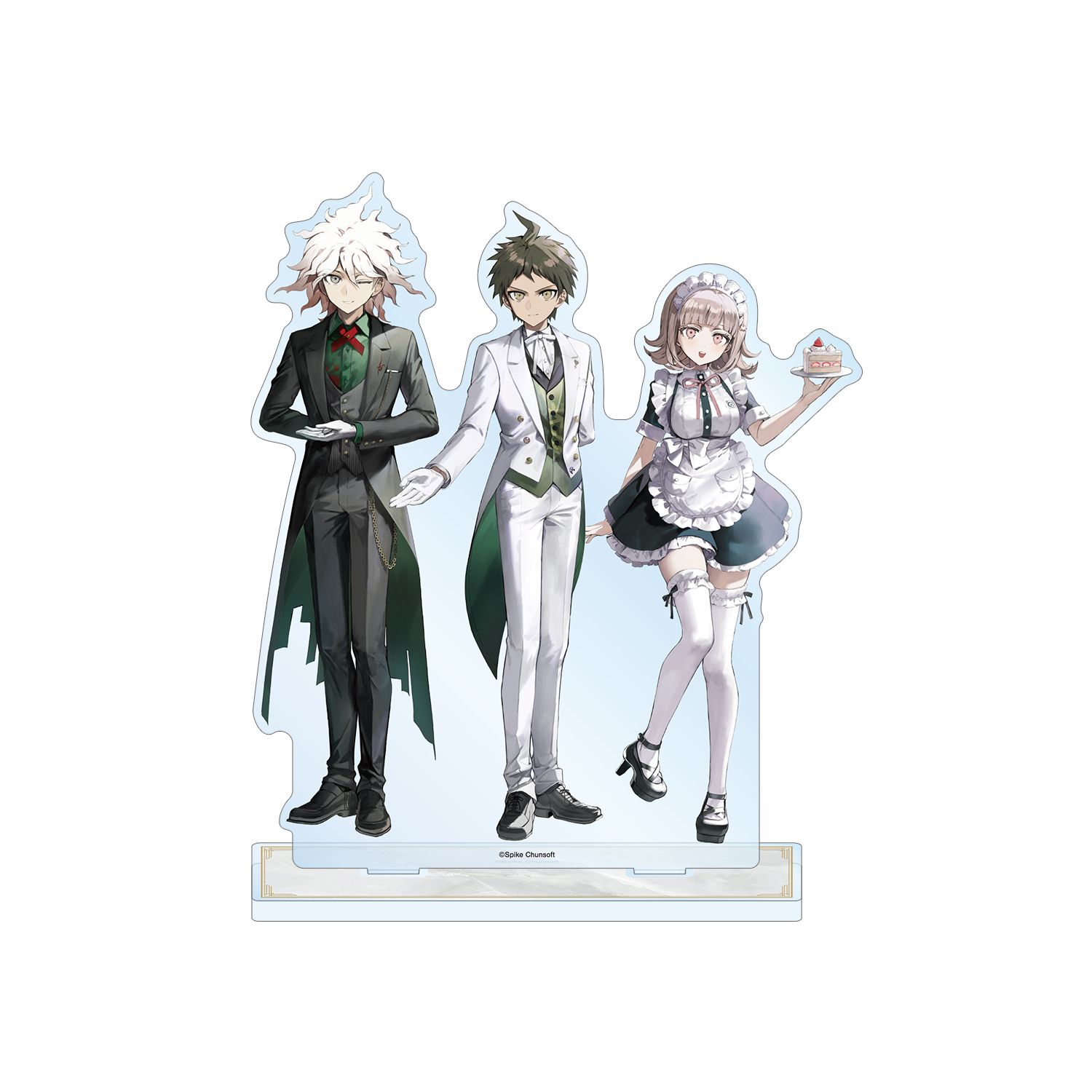 ダンガンロンパシリーズ 緜さんイラスト 日向創&狛枝凪斗&七海千秋 メイド&執事ver. BIGアクリルスタンド 图片 5 | AniSmile
