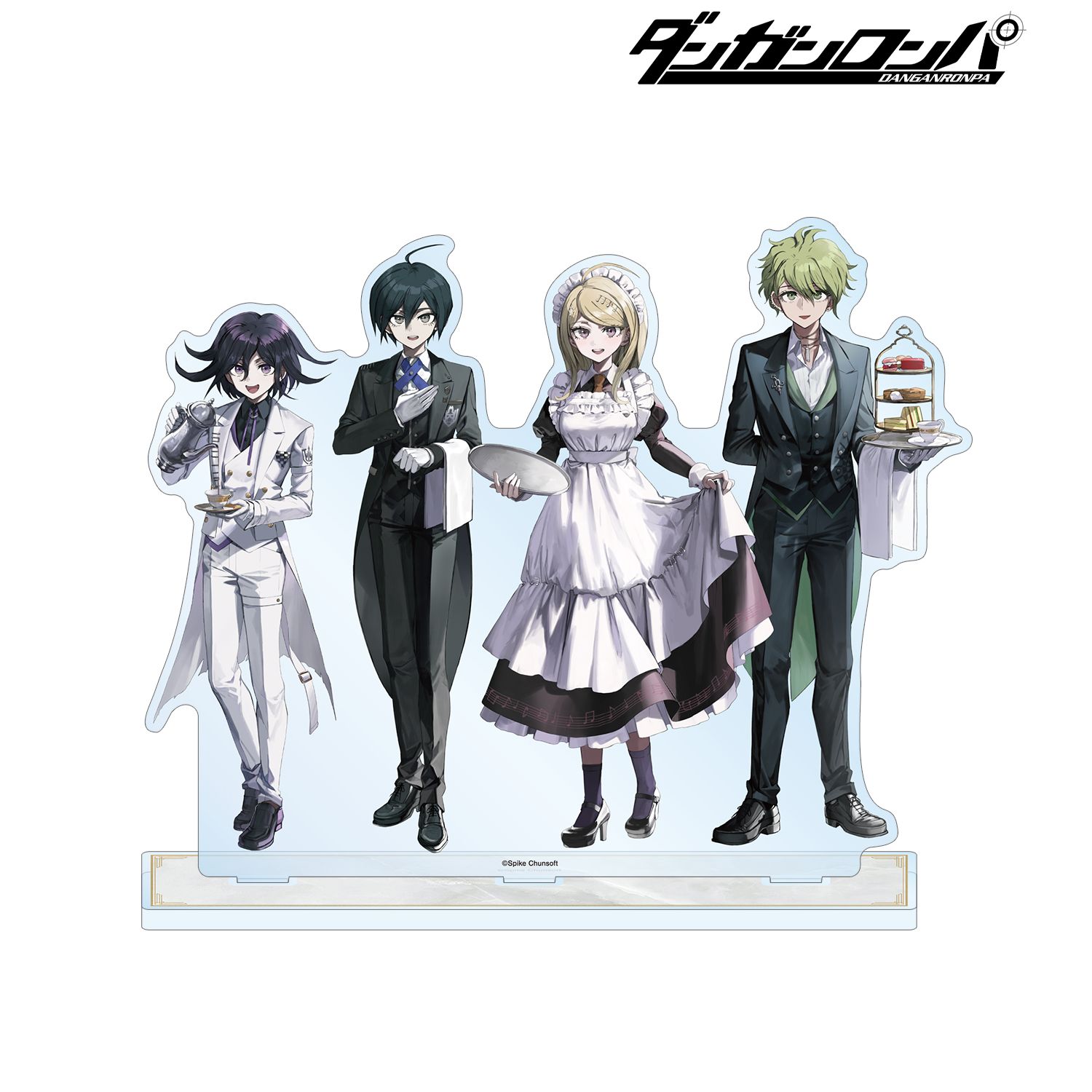 ダンガンロンパシリーズ 緜さんイラスト 赤松楓&天海蘭太郎&王馬小吉&最原終一 メイド&執事ver. BIGアクリルスタンド 图片 6 | AniSmile