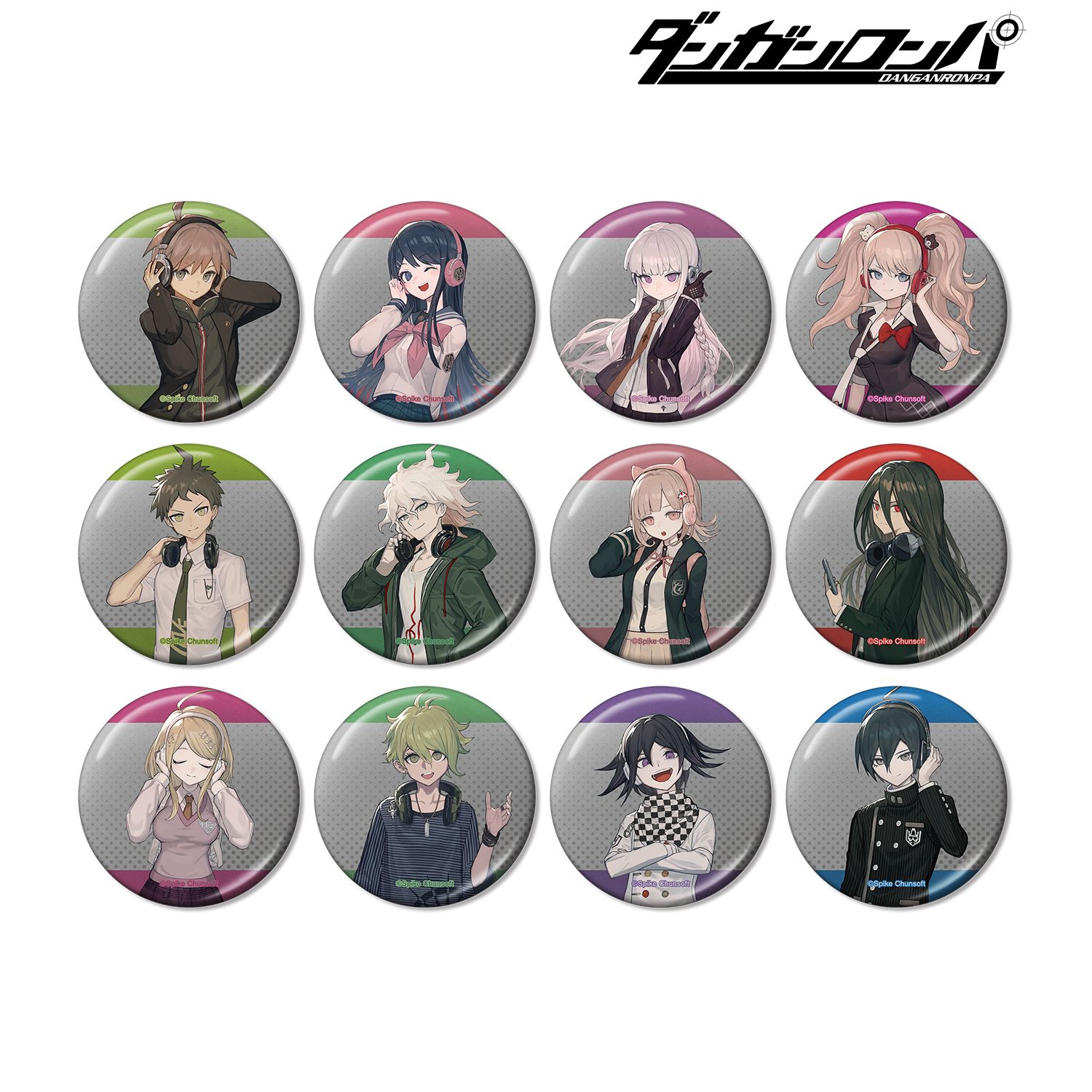ダンガンロンパシリーズ lackさんイラスト ヘッドフォンver. トレーディングメタリック缶バッジ(単位/単品) 画像 6 | AniSmile