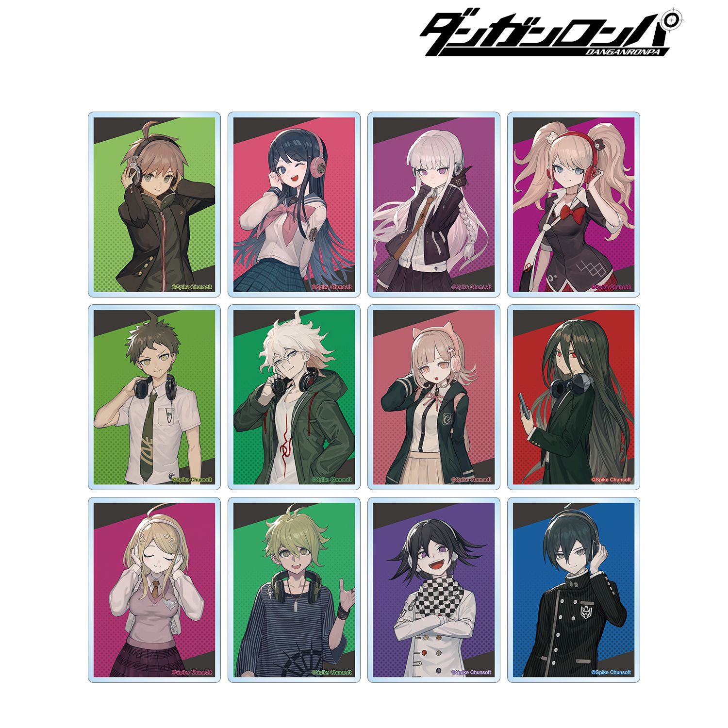 ダンガンロンパシリーズ lackさんイラスト ヘッドフォンver. トレーディングアクリルカード(単位/単品) 图片 6 | AniSmile
