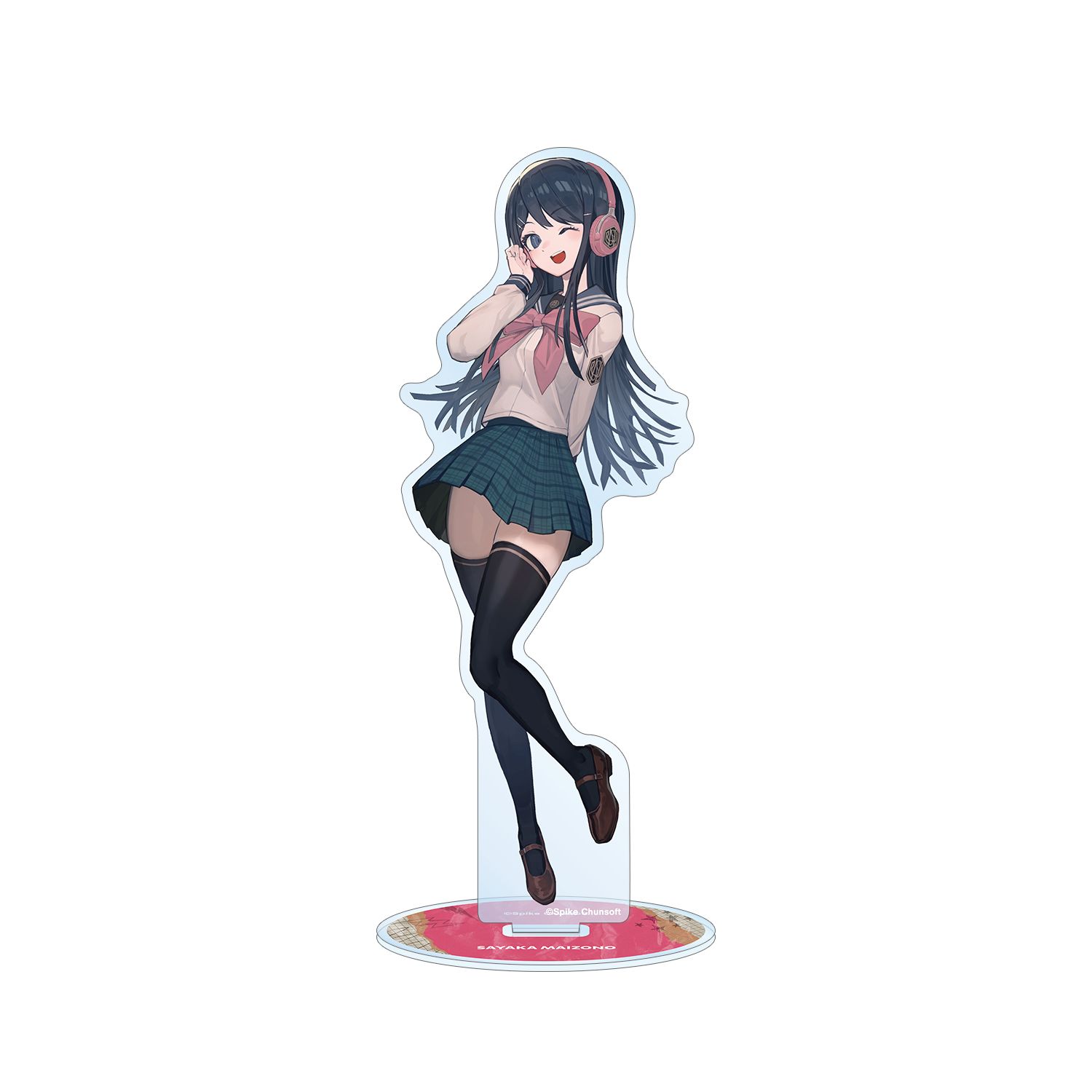 ダンガンロンパシリーズ lackさんイラスト 舞園 さやか ヘッドフォンver. BIGアクリルスタンド 图片 5 | AniSmile