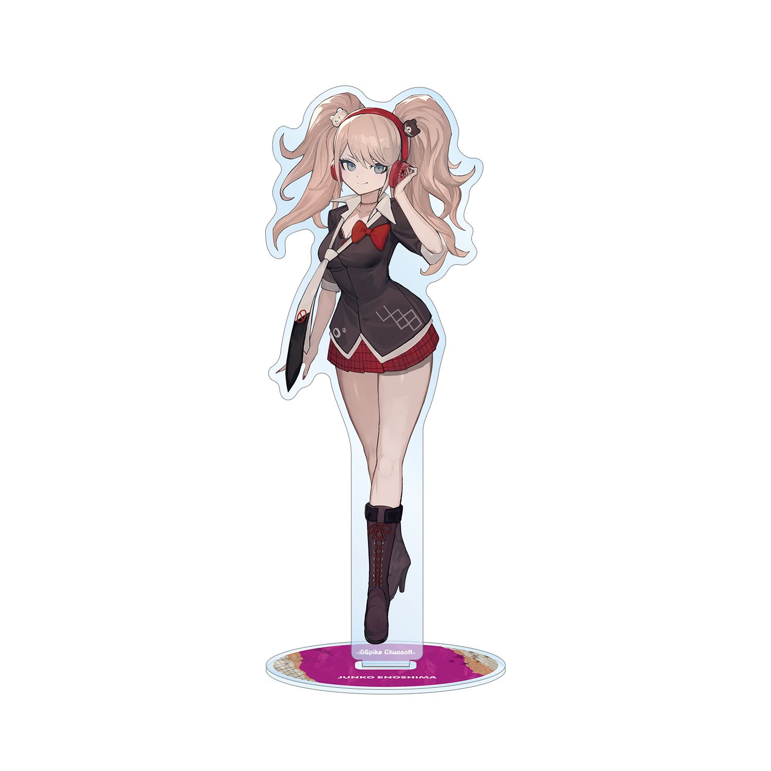 ダンガンロンパシリーズ lackさんイラスト 江ノ島 盾子 ヘッドフォンver. BIGアクリルスタンド 图片 5 | AniSmile