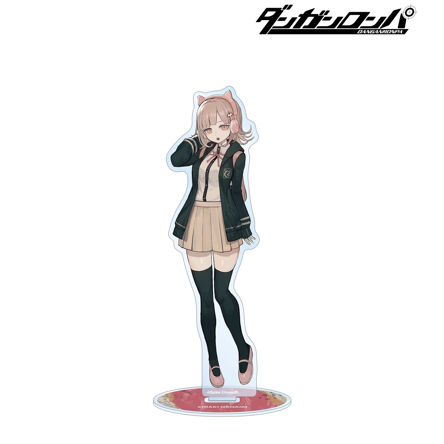 ダンガンロンパシリーズ lackさんイラスト 七海 千秋 ヘッドフォンver. BIGアクリルスタンド 图片 6 | AniSmile