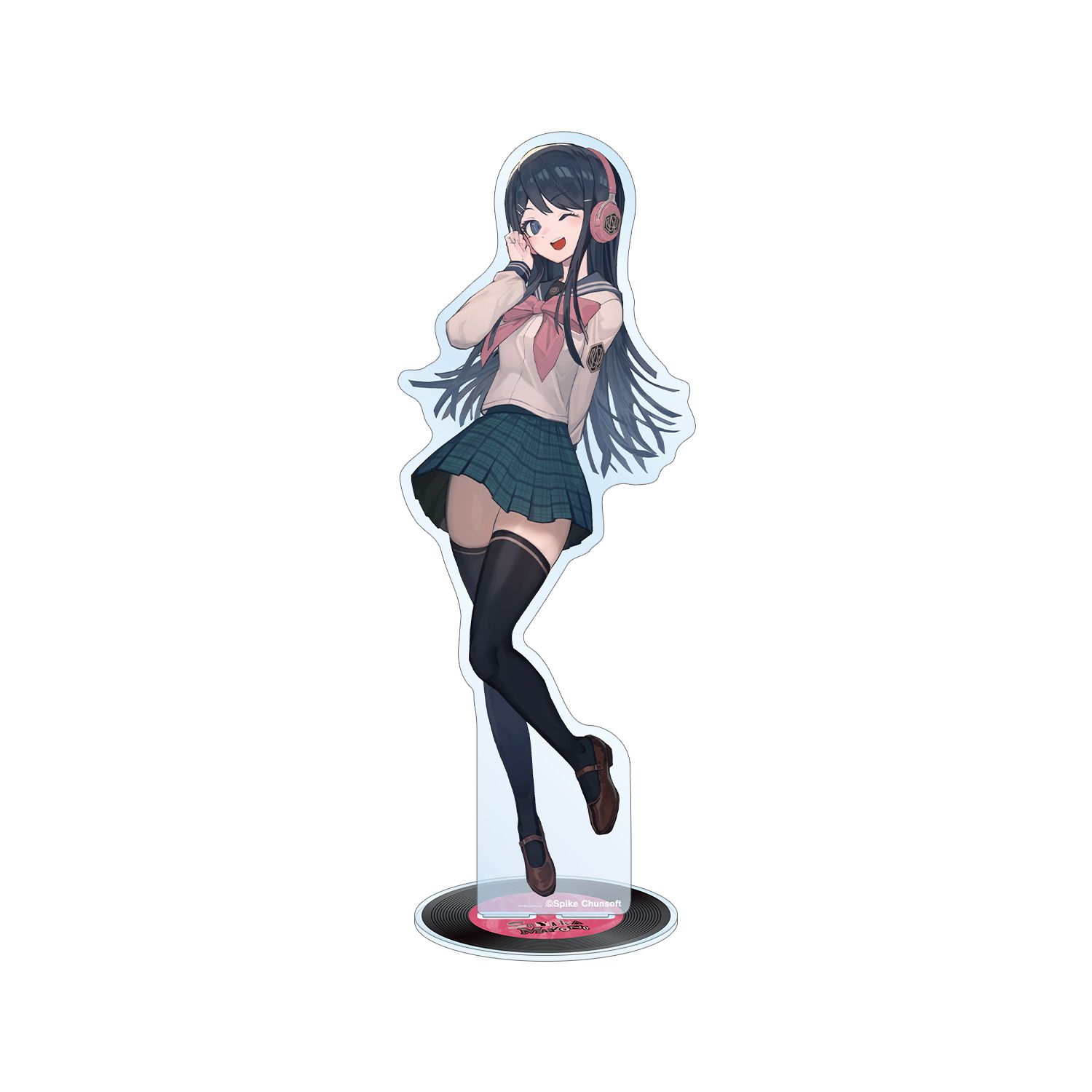 ダンガンロンパシリーズ lackさんイラスト 舞園 さやか ヘッドフォンver. 特大アクリルスタンド 图片 5 | AniSmile