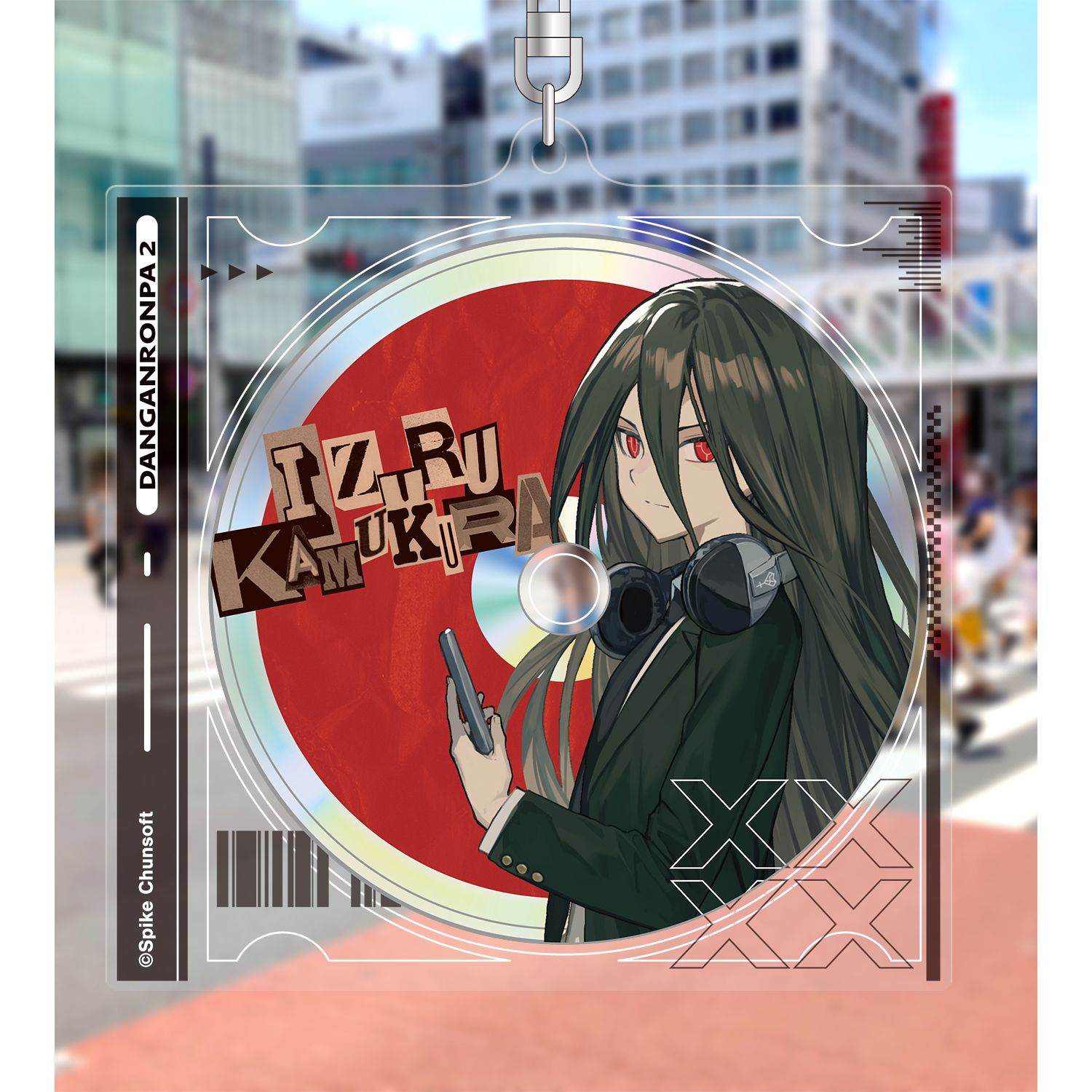ダンガンロンパシリーズ lackさんイラスト カムクラ イズル ヘッドフォンver. BIGアクリルキーホルダー 图片 6 | AniSmile