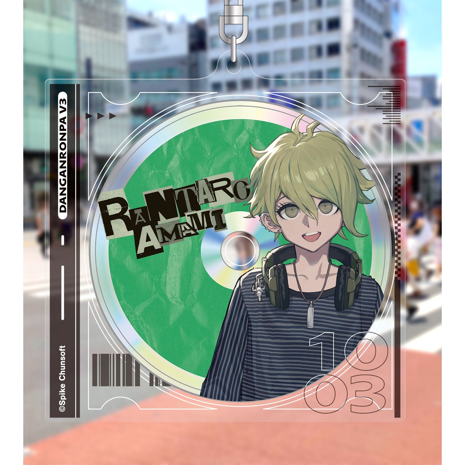 ダンガンロンパシリーズ lackさんイラスト 天海 蘭太郎 ヘッドフォンver. BIGアクリルキーホルダー 图片 6 | AniSmile