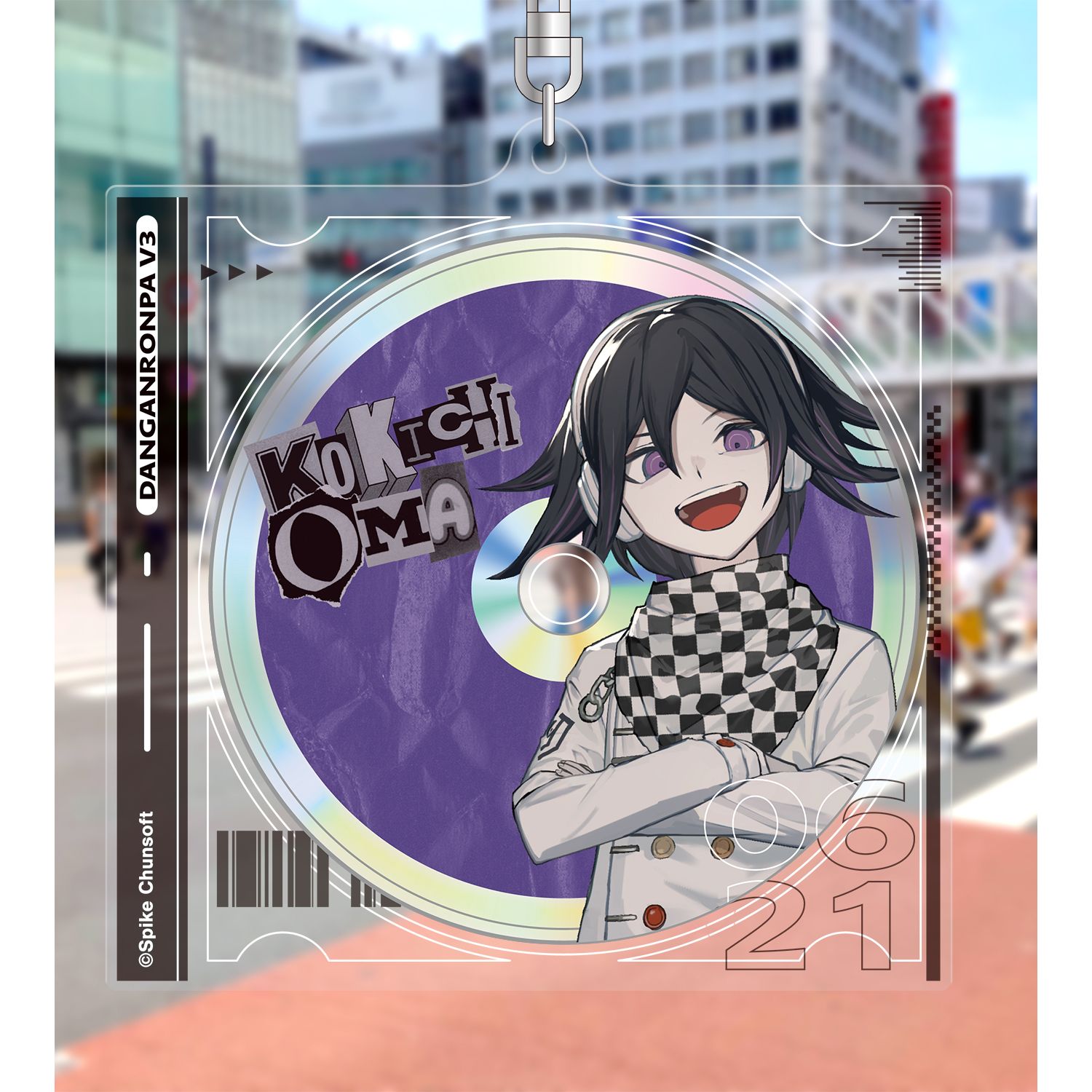 ダンガンロンパシリーズ lackさんイラスト 王馬 小吉 ヘッドフォンver. BIGアクリルキーホルダー 图片 6 | AniSmile