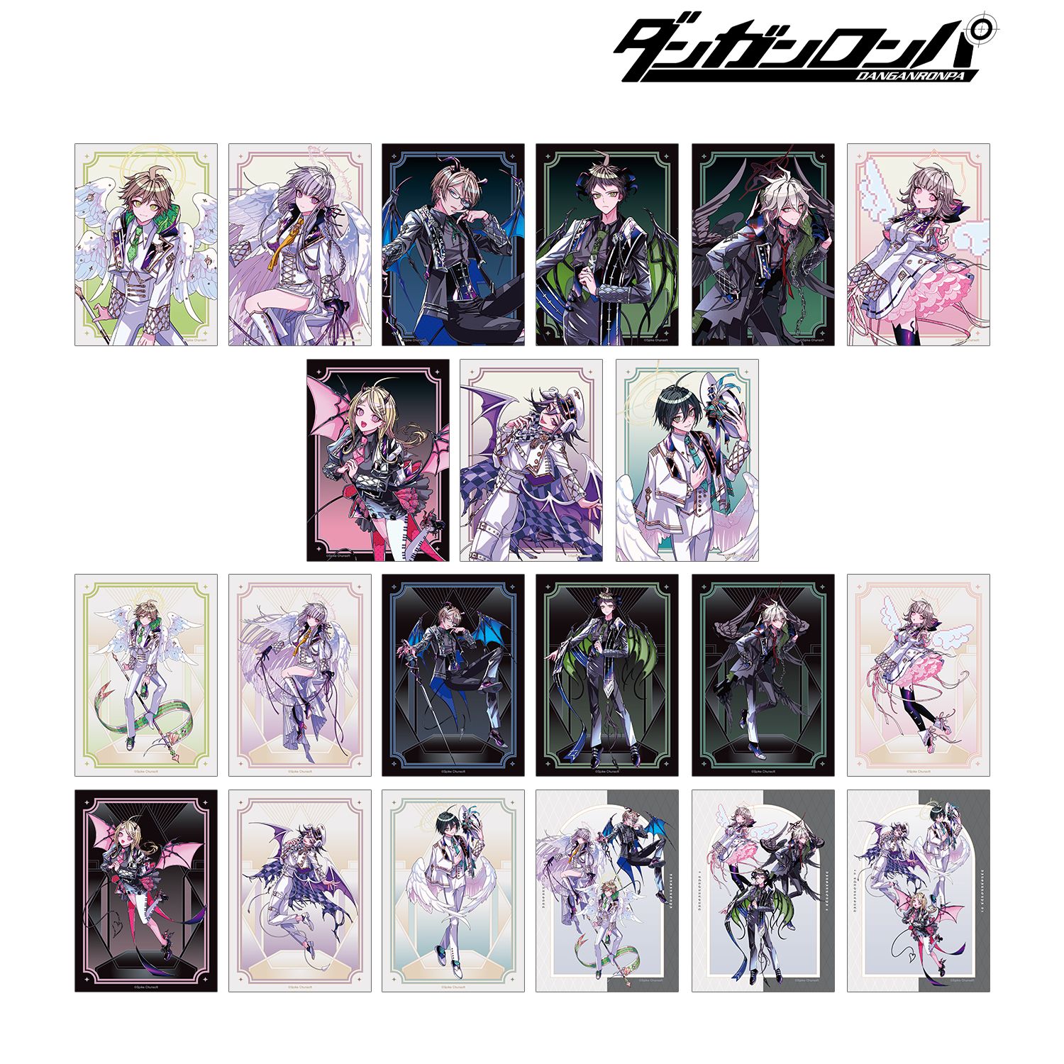 ダンガンロンパシリーズ めつぶしあんこさんイラスト 天使と悪魔ver. トレーディングブロマイド(単位/単品) 画像 3 | AniSmile