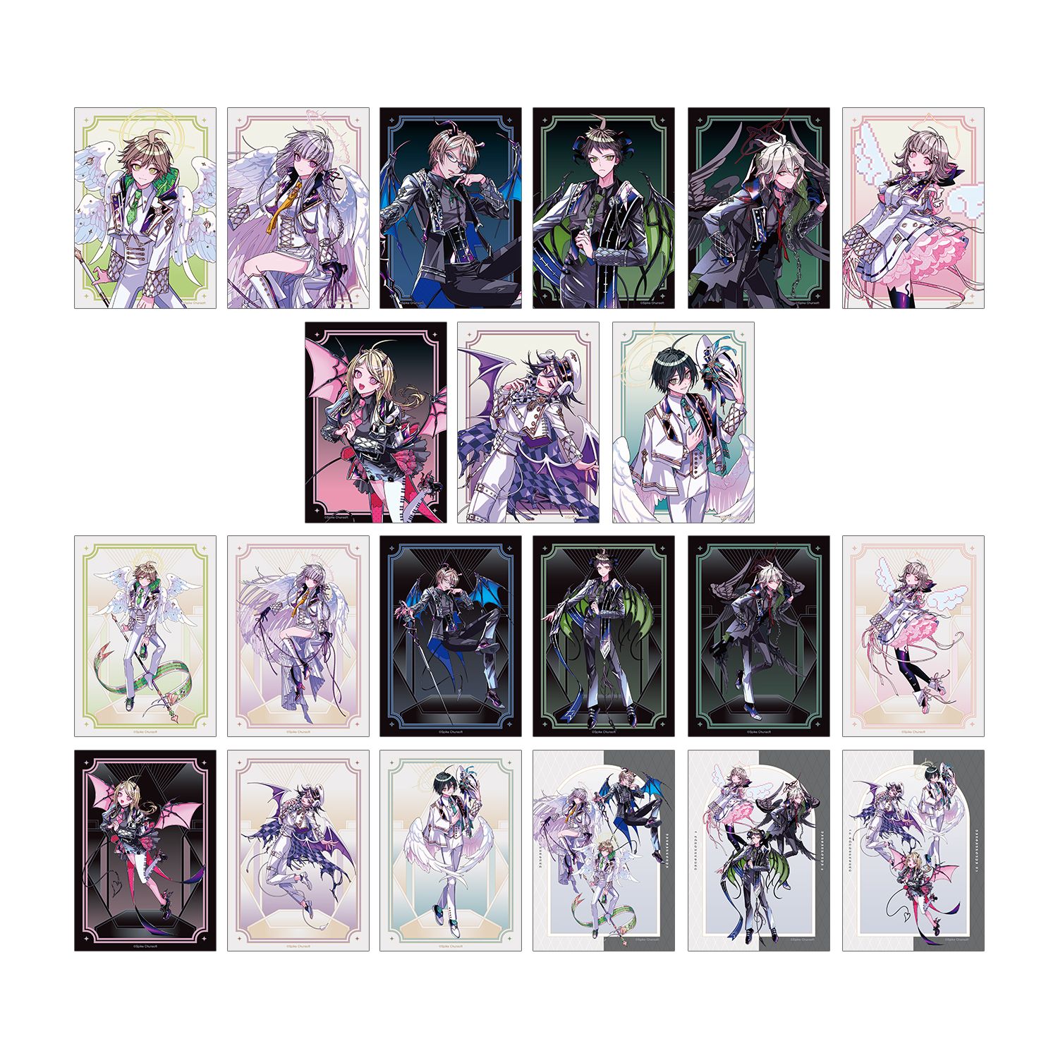 ダンガンロンパシリーズ めつぶしあんこさんイラスト 天使と悪魔ver. トレーディングブロマイド(単位/単品) 画像 4 | AniSmile