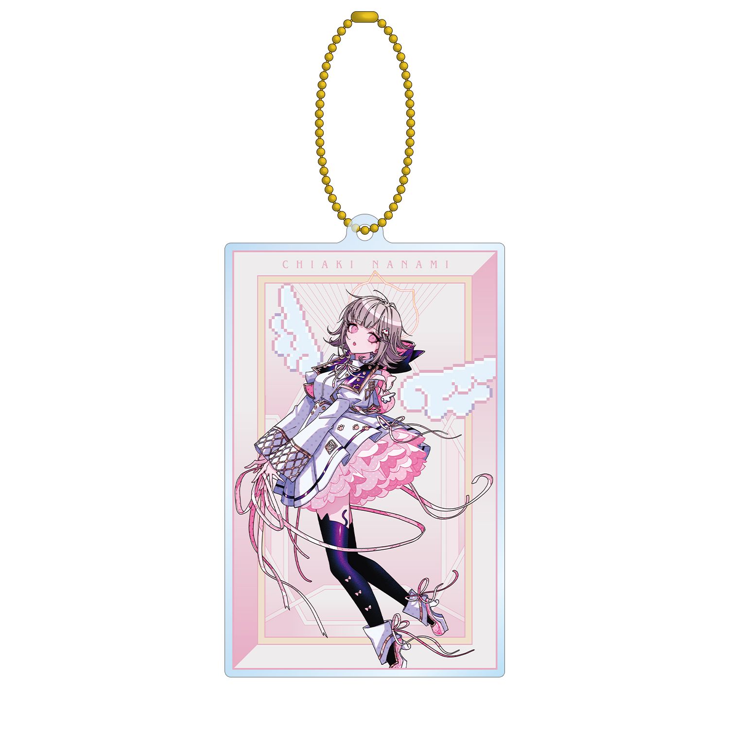 ダンガンロンパシリーズ めつぶしあんこさんイラスト 七海 千秋 天使と悪魔ver. BIGアクリルキーホルダー 画像 3 | AniSmile