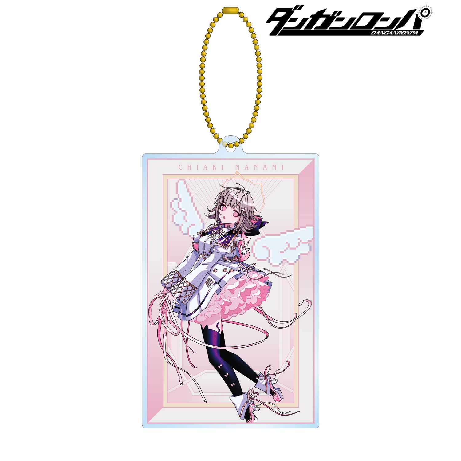 ダンガンロンパシリーズ めつぶしあんこさんイラスト 七海 千秋 天使と悪魔ver. BIGアクリルキーホルダー 画像 4 | AniSmile