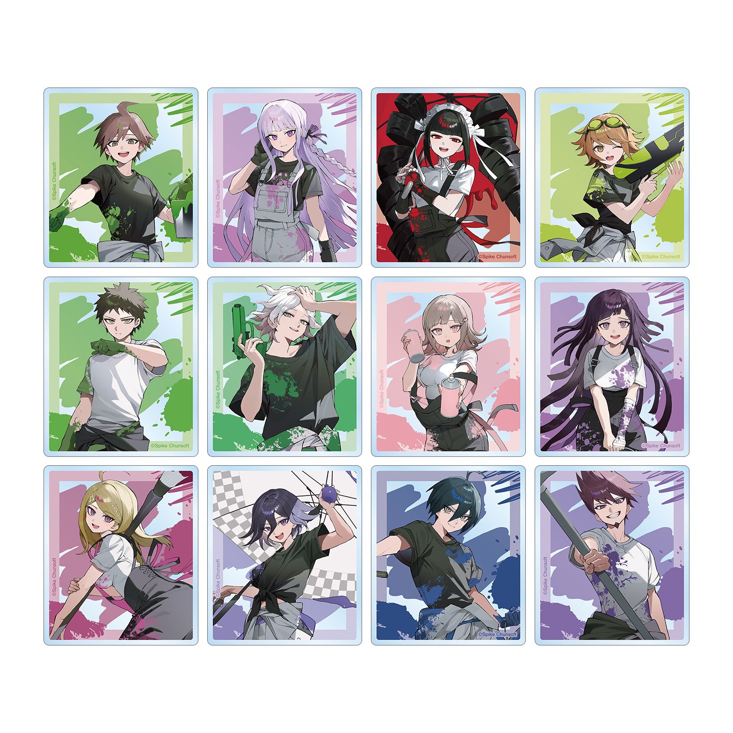 ダンガンロンパシリーズ さくしゃ2さんイラスト ペイントスタイルver. トレーディングアクリルカード(単位/単品) 图片 4 | AniSmile