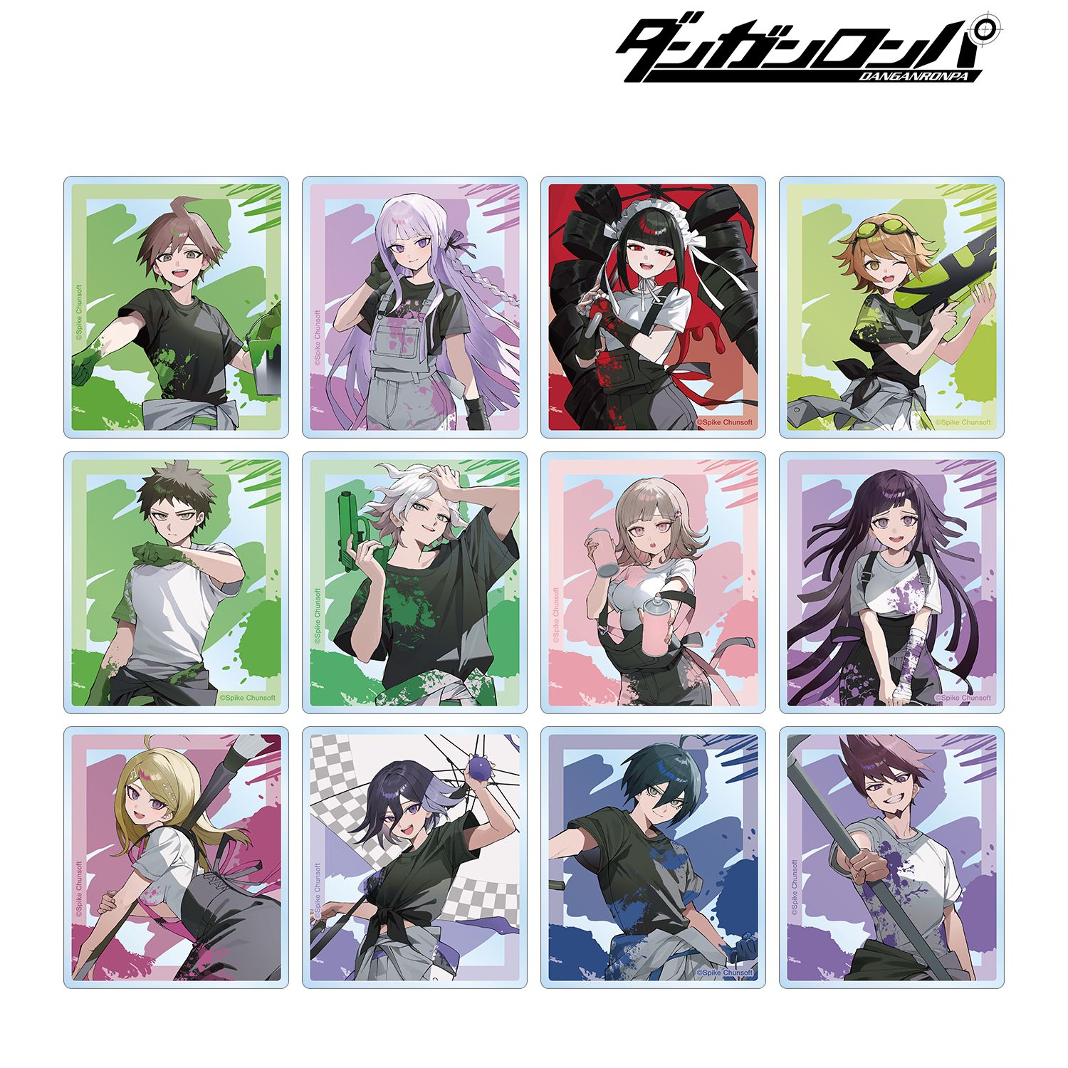ダンガンロンパシリーズ さくしゃ2さんイラスト ペイントスタイルver. トレーディングアクリルカード(単位/単品) 图片 3 | AniSmile