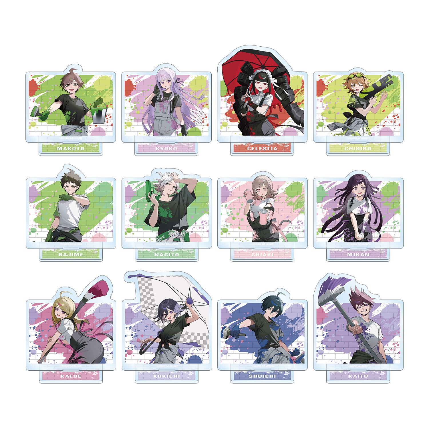 ダンガンロンパシリーズ さくしゃ2さんイラスト ペイントスタイルver. トレーディングアクリルスタンド(単位/単品) 图片 4 | AniSmile