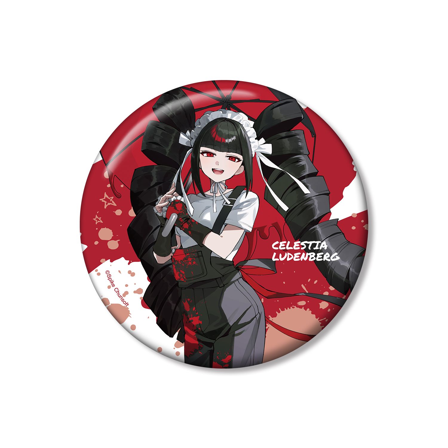 ダンガンロンパシリーズ さくしゃ2さんイラスト セレスティア・ルーデンベルク ペイントスタイルver. 100mm缶バッジ 图片 3 | AniSmile