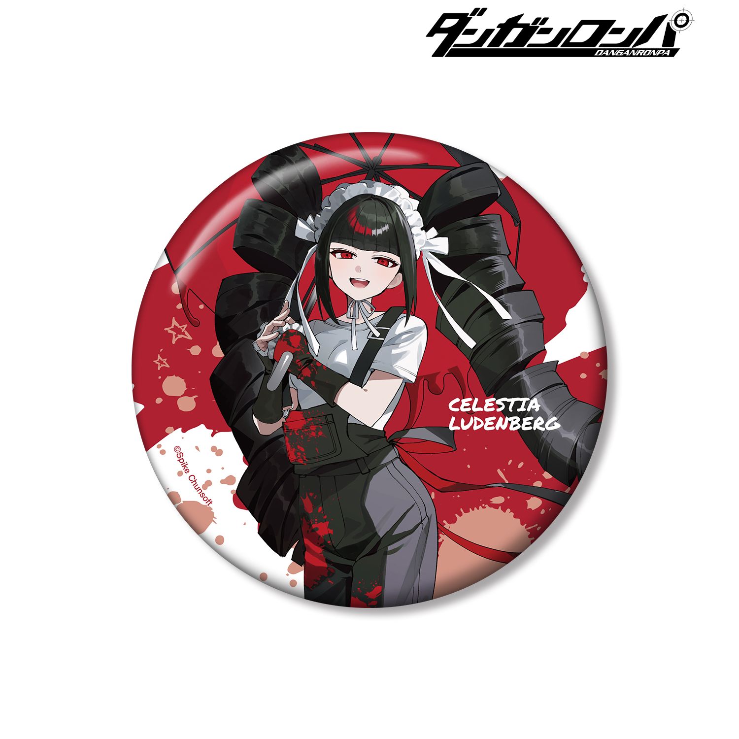 ダンガンロンパシリーズ さくしゃ2さんイラスト セレスティア・ルーデンベルク ペイントスタイルver. 100mm缶バッジ 图片 4 | AniSmile