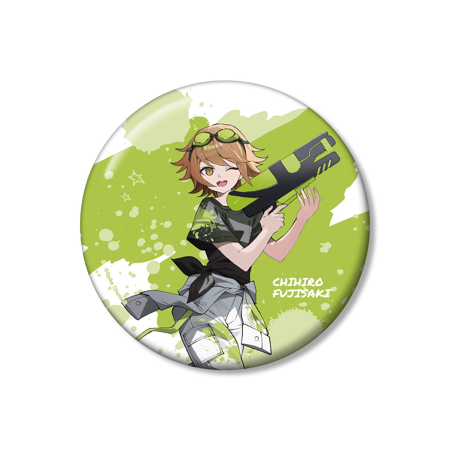 ダンガンロンパシリーズ さくしゃ2さんイラスト 不二咲千尋 ペイントスタイルver. 100mm缶バッジ 图片 3 | AniSmile