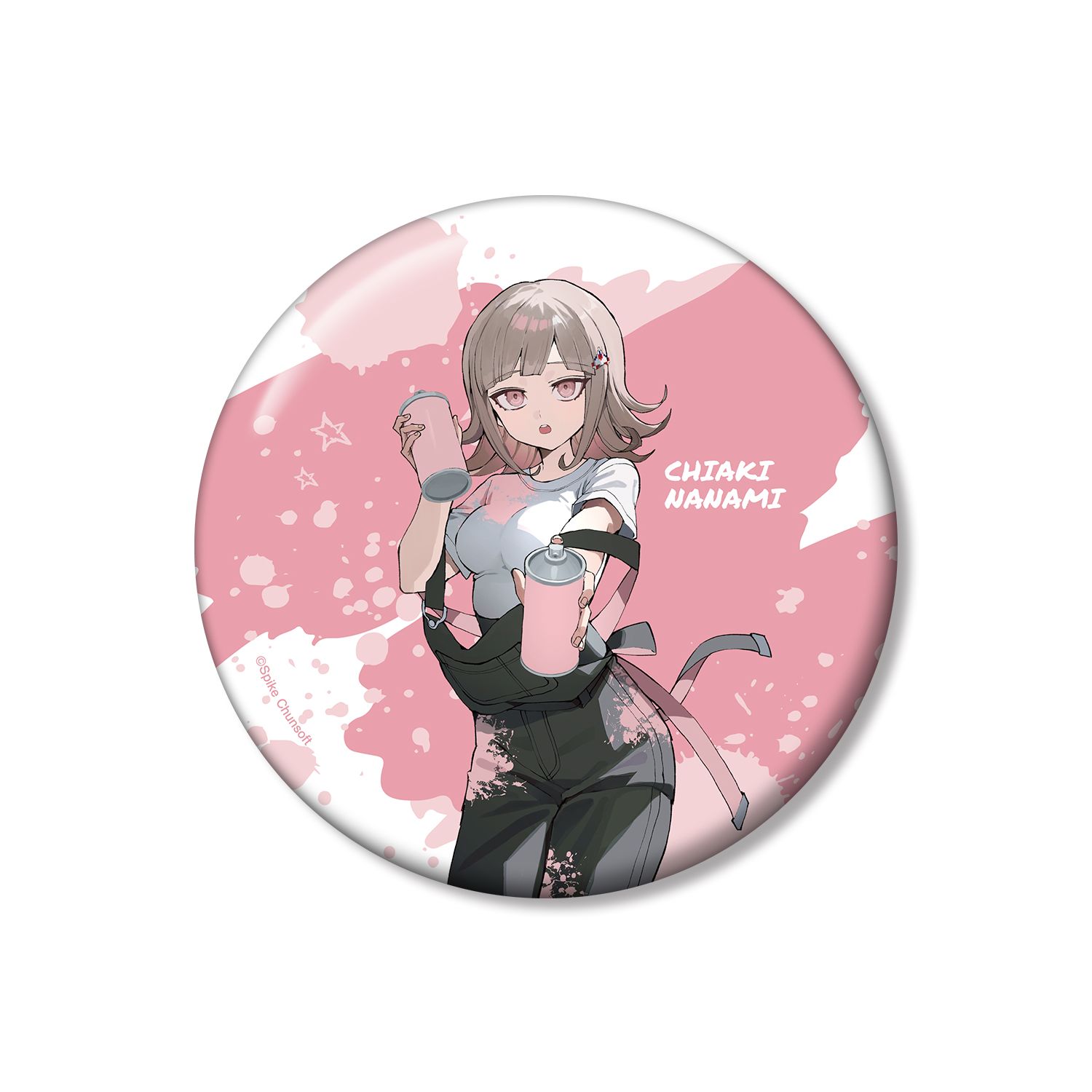 ダンガンロンパシリーズ さくしゃ2さんイラスト 七海千秋 ペイントスタイルver. 100mm缶バッジ 图片 3 | AniSmile