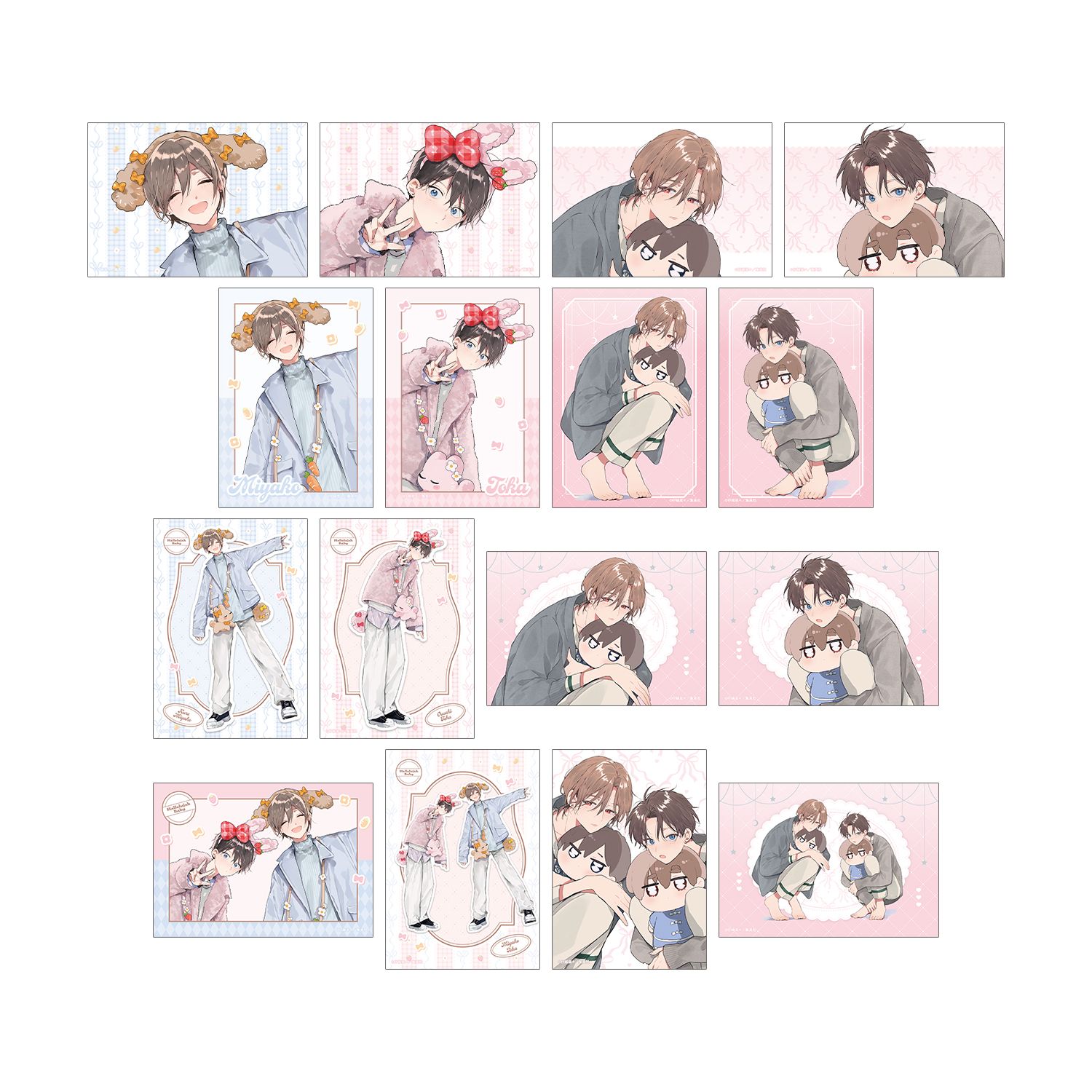 ハレルヤベイビー 仔縞楽々先生 描き下ろし デートver. トレーディングブロマイド(単位/単品) Image 4 | AniSmile
