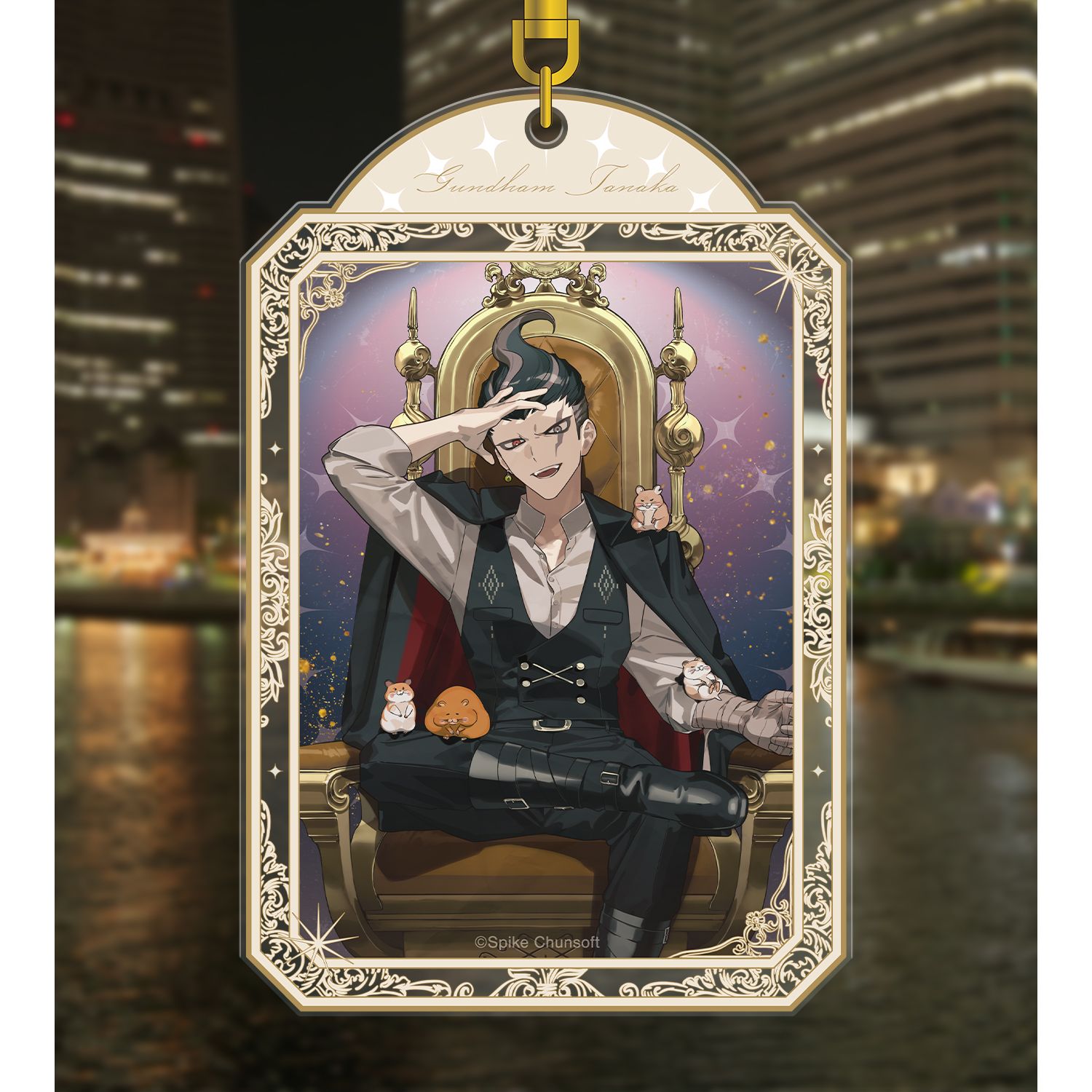 ダンガンロンパシリーズ およさんイラスト 田中眼蛇夢 玉座ver. BIGアクリルキーホルダー Image 3 | AniSmile