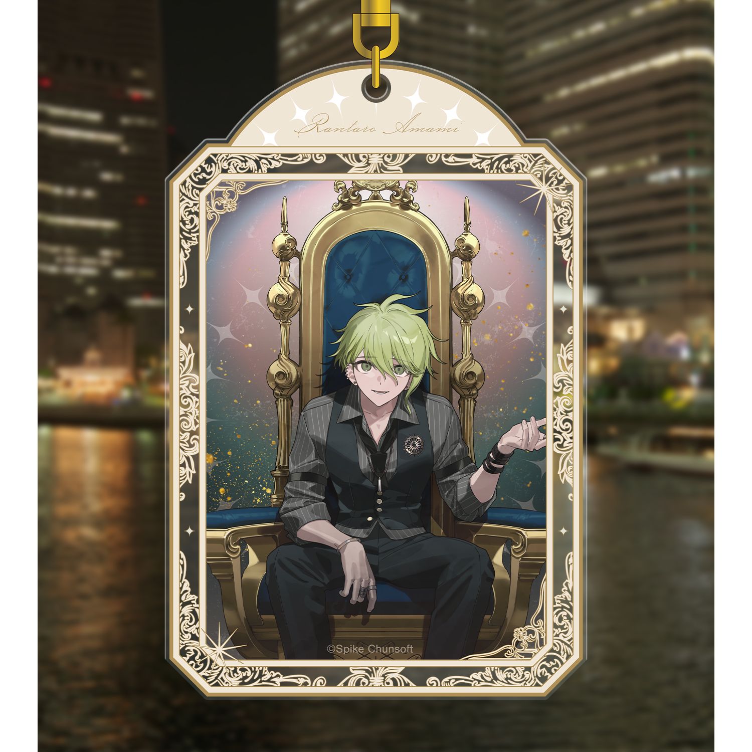 ダンガンロンパシリーズ およさんイラスト 天海蘭太郎 玉座ver. BIGアクリルキーホルダー Image 3 | AniSmile
