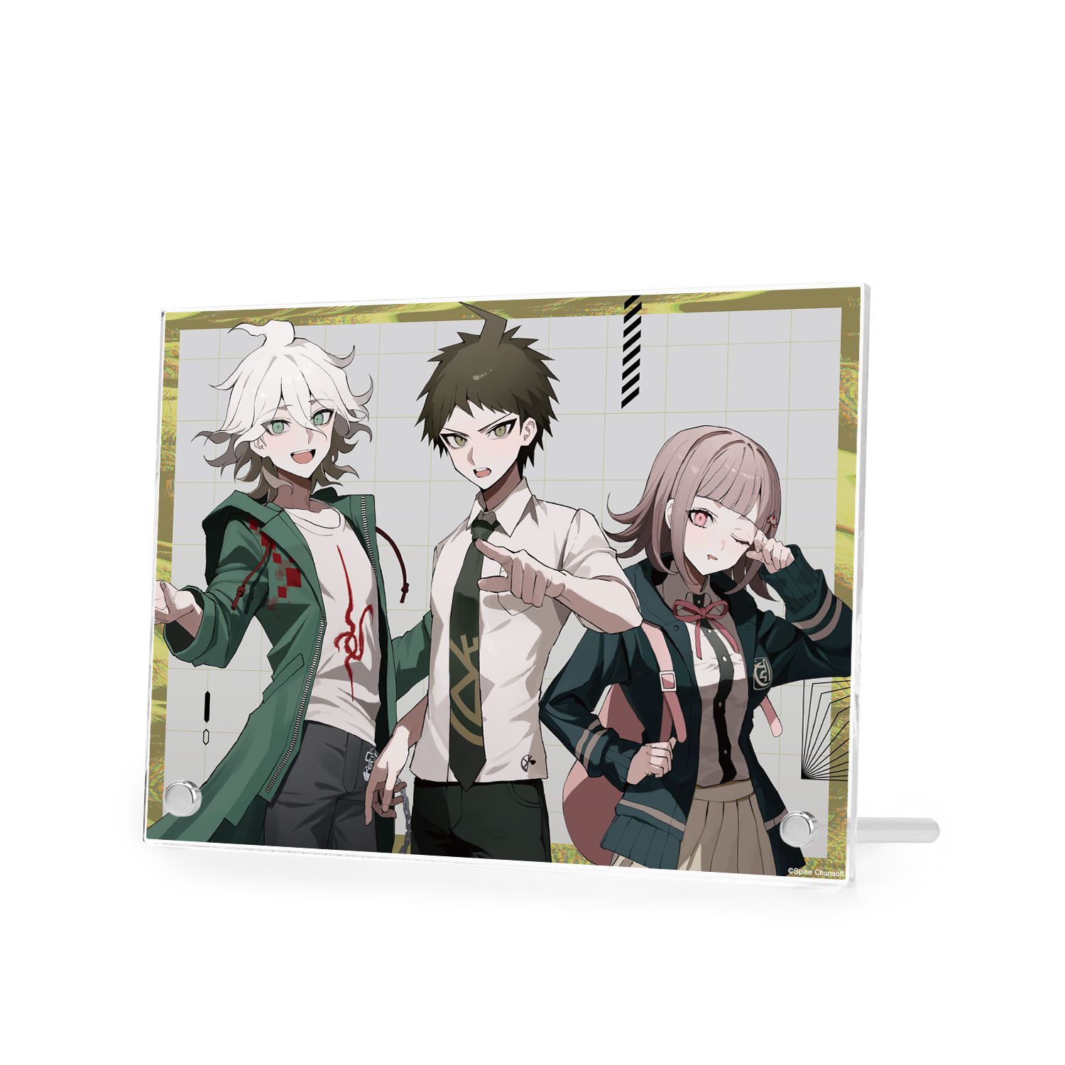 ダンガンロンパシリーズ 描き起こし 日向創&狛枝凪斗&七海千秋 Art by さくしゃ2 A5アクリルパネル 图片 5 | AniSmile