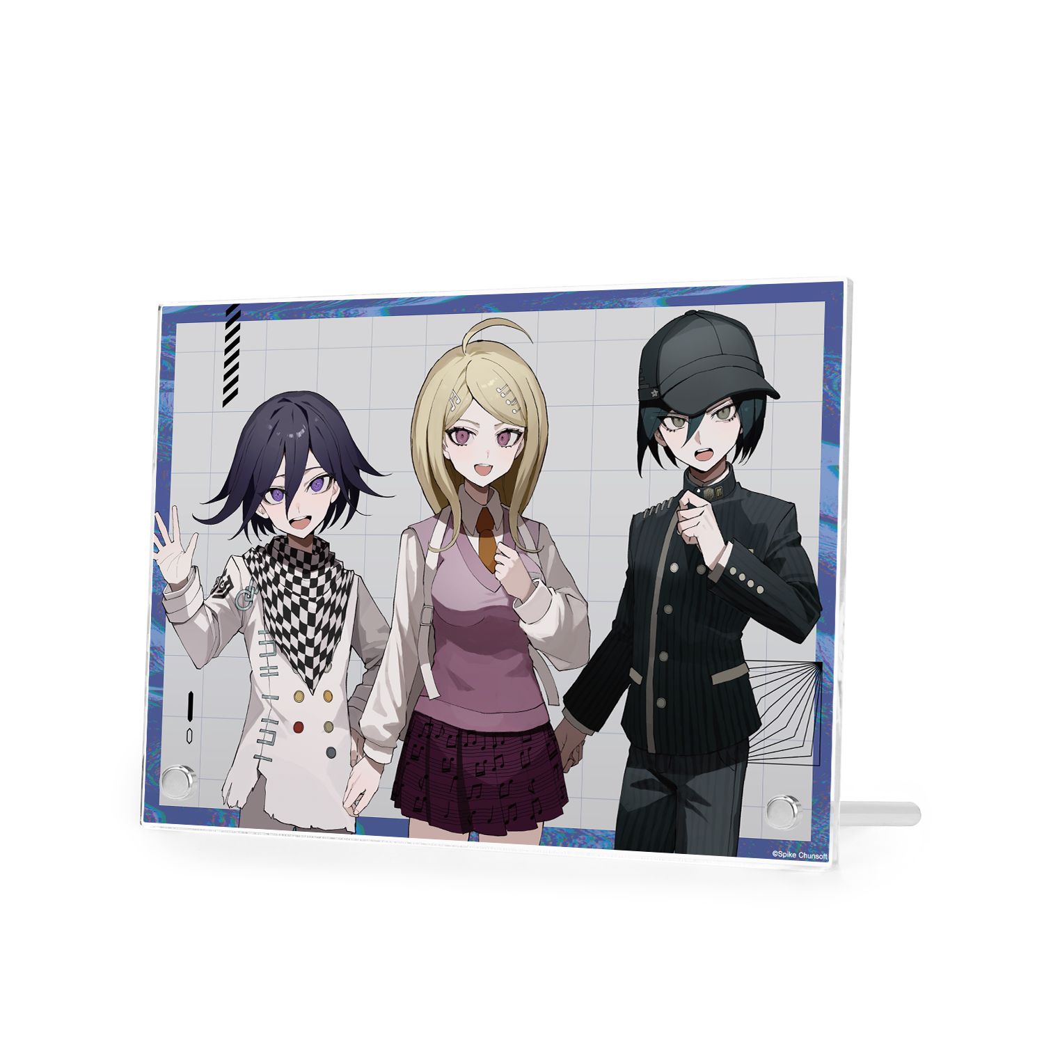ダンガンロンパシリーズ 描き起こし 赤松楓&王馬小吉&最原終一 Art by さくしゃ2 A5アクリルパネル 图片 6 | AniSmile