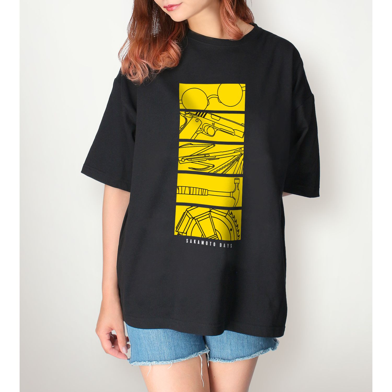 TVアニメ『SAKAMOTO DAYS』 モチーフ BIGシルエットTシャツユニセックス(サイズ/S) 画像 5 | AniSmile