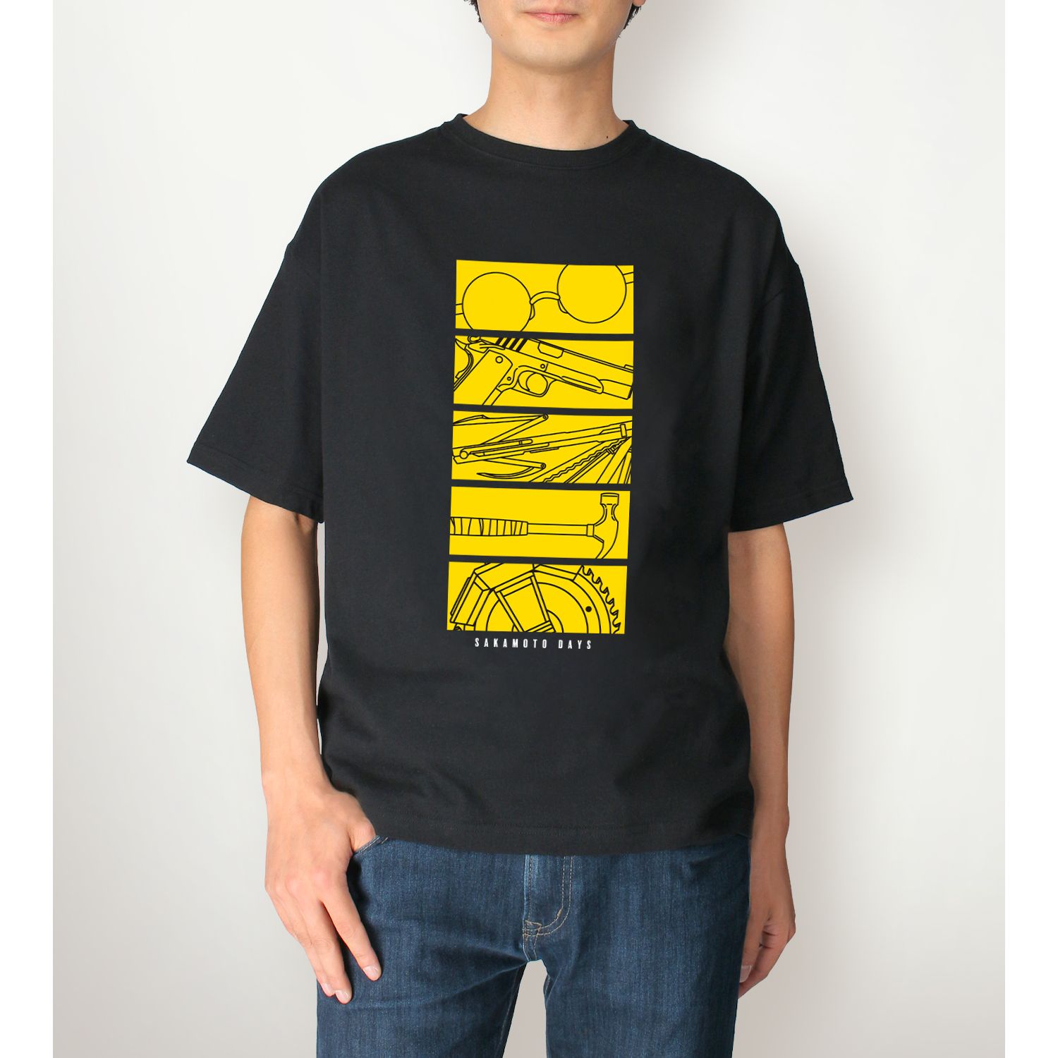 TVアニメ『SAKAMOTO DAYS』 モチーフ BIGシルエットTシャツユニセックス(サイズ/S) 画像 4 | AniSmile