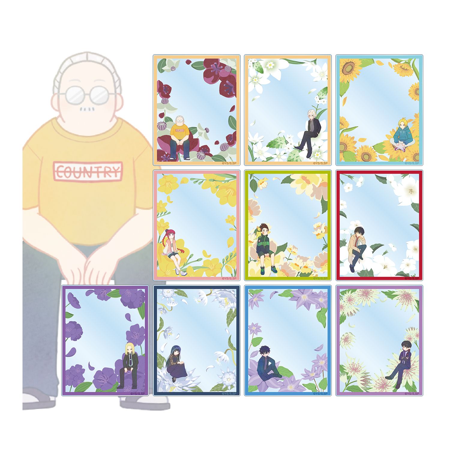 TVアニメ『SAKAMOTO DAYS』 トレーディング Botania アクリルカード(単位/単品) - 公式商品画像 | AniSmile