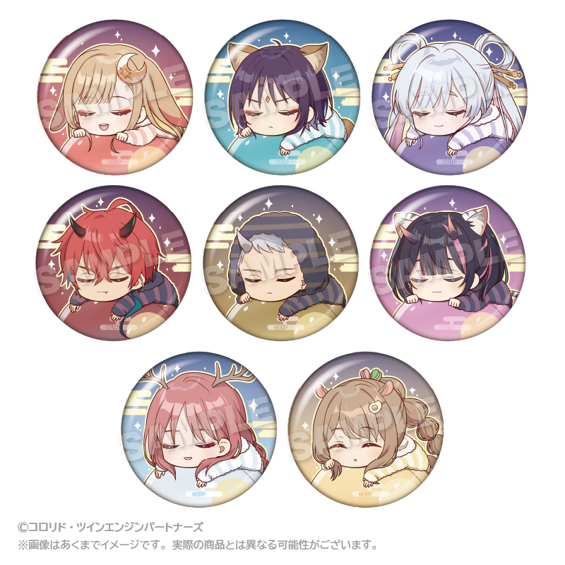 超かぐや姫! ふわみんトレーディング缶バッジ Image 2 | AniSmile