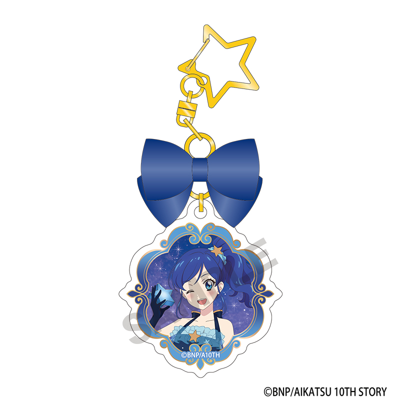 アイカツ! トレーディングリボン付きアクリルキーホルダー 星空ドレス Image 3 | AniSmile