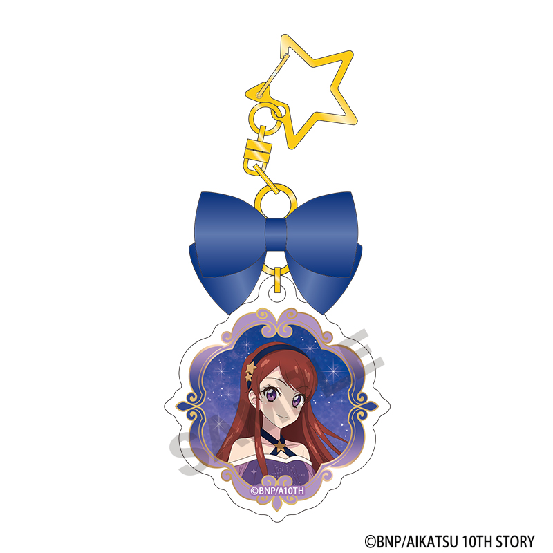 アイカツ! トレーディングリボン付きアクリルキーホルダー 星空ドレス Image 4 | AniSmile