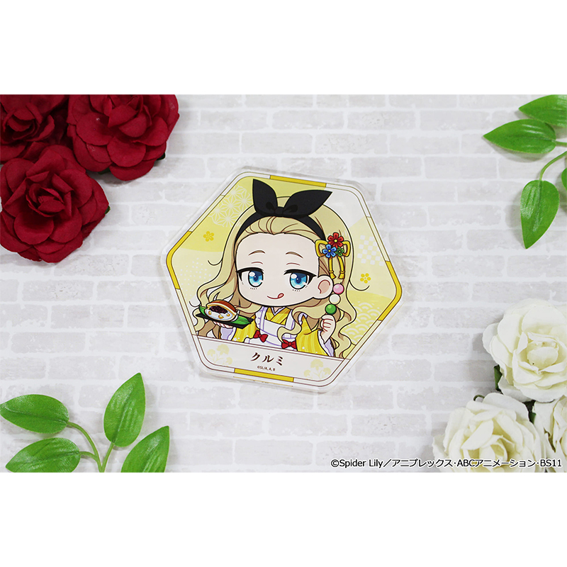 リコリス・リコイル ぷちちょこアクリルコースター【クルミ】和メイドver. Image 2 | AniSmile