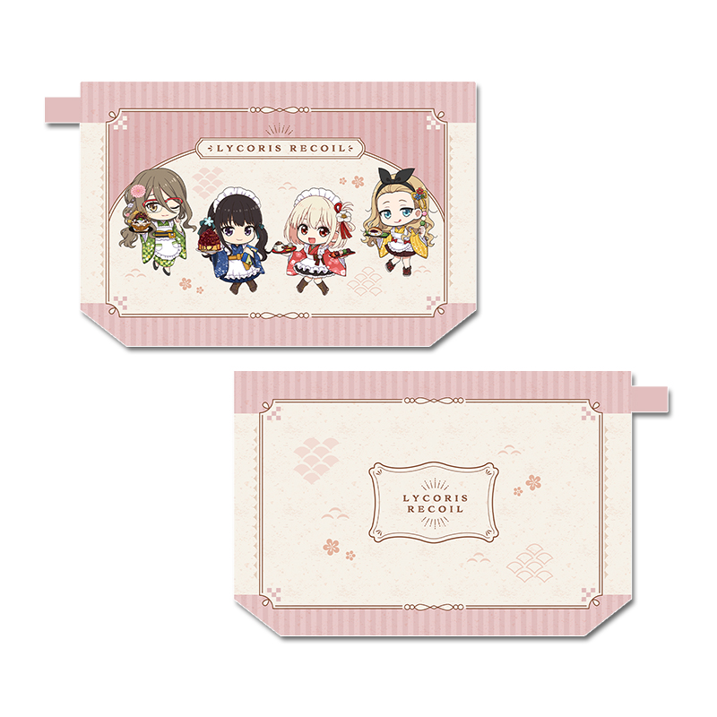 リコリス・リコイル ぷちちょこ撥水ポーチ 和メイドver. - AniSmile