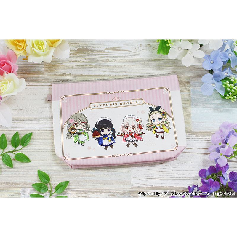 リコリス・リコイル ぷちちょこ撥水ポーチ 和メイドver. Image 2 | AniSmile