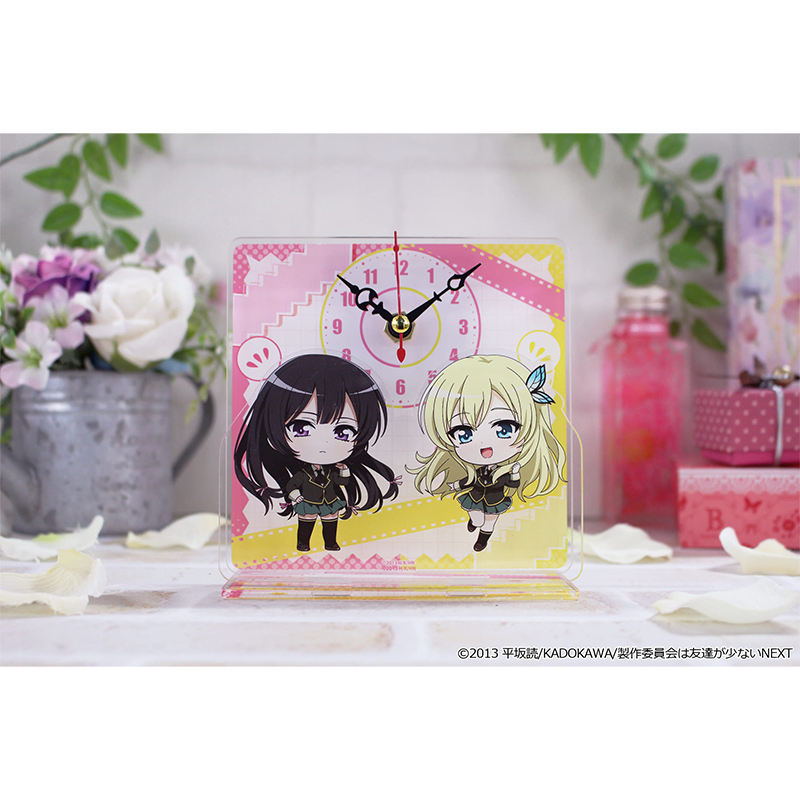 僕は友達が少ない ぷちちょこミニアクリル置時計【夜空&星奈】 Image 2 | AniSmile