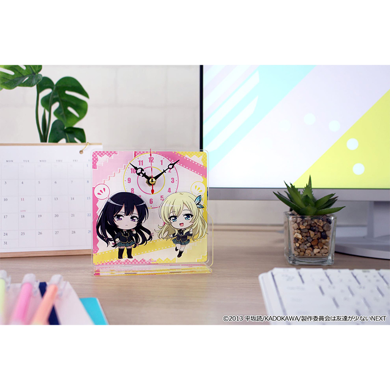 僕は友達が少ない ぷちちょこミニアクリル置時計【夜空&星奈】 Image 3 | AniSmile